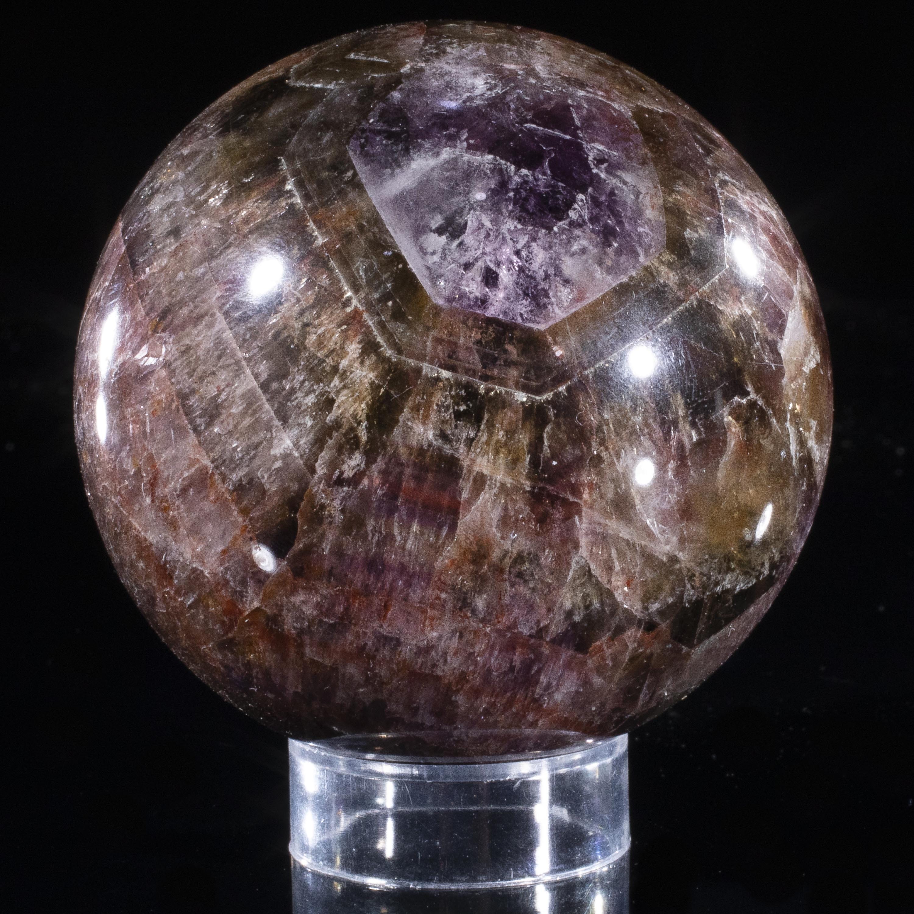 Kalifano Super 7 Super 7 Sphere Carving 2.75" / 450 grams SP7-1400