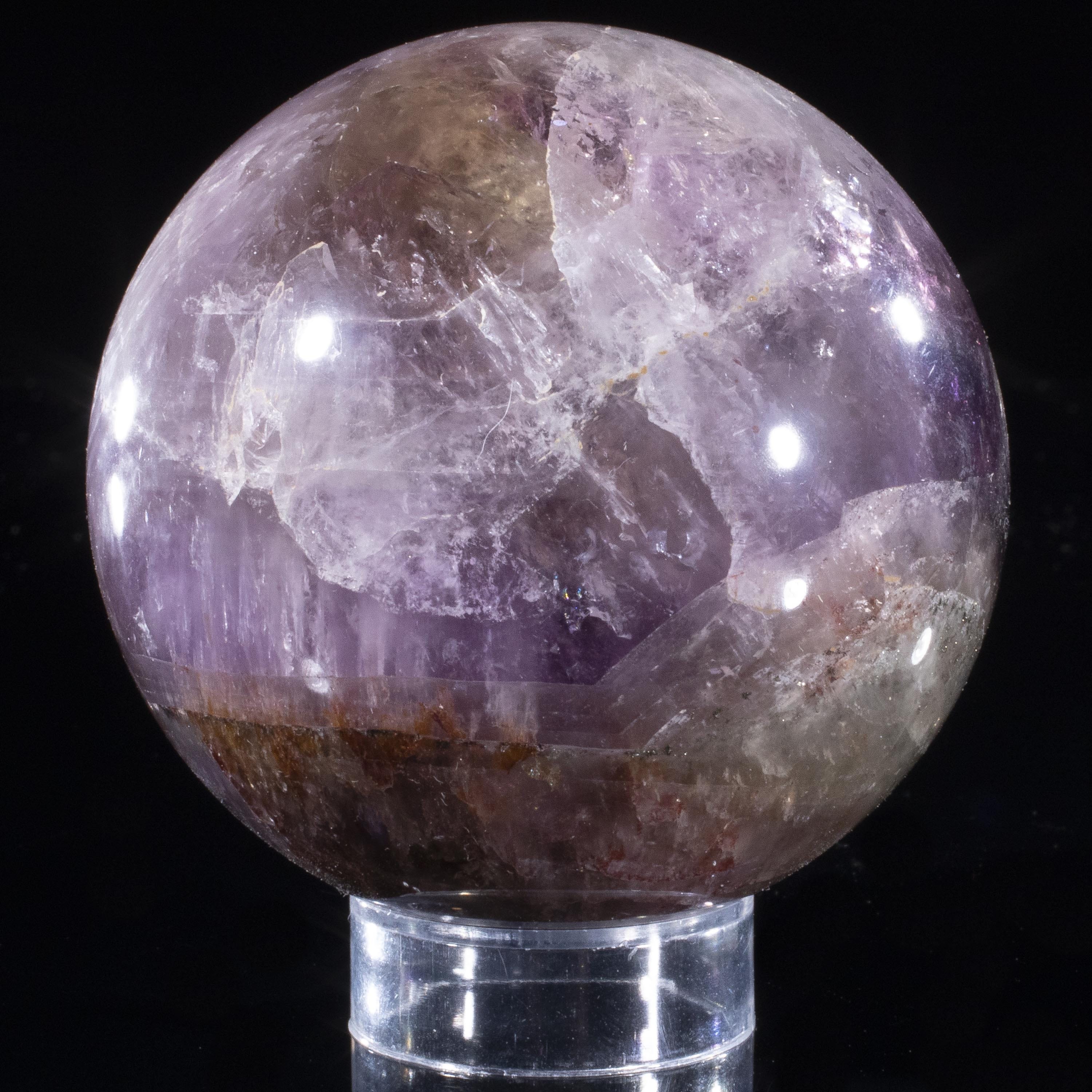 Kalifano Super 7 Super 7 Sphere Carving 2.75" / 450 grams SP7-1400