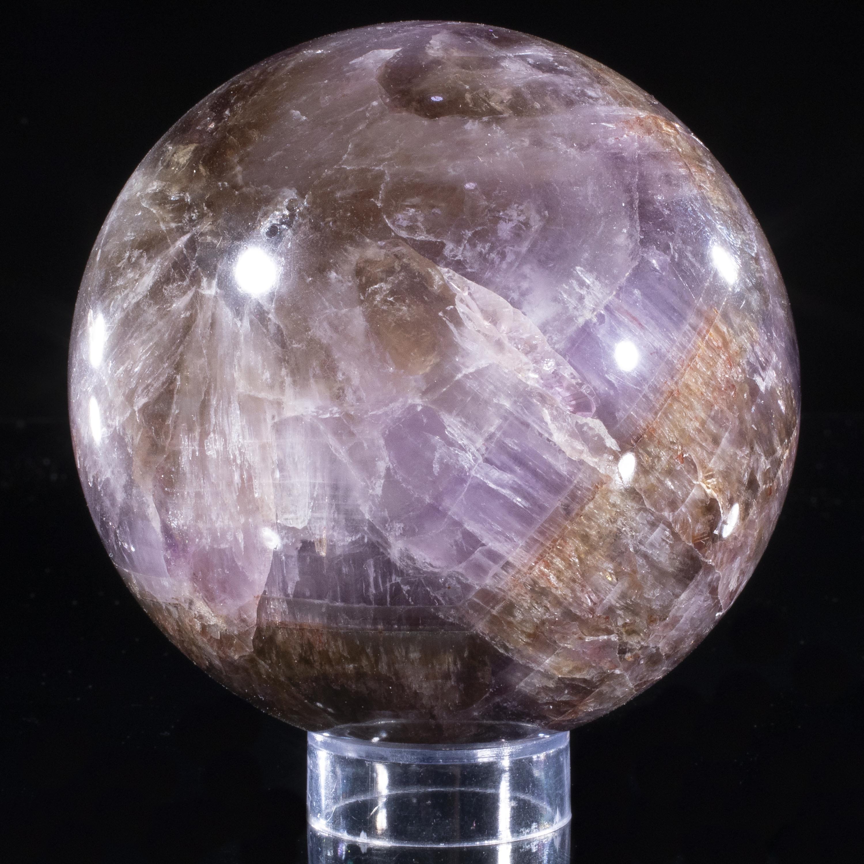 Kalifano Super 7 Super 7 Sphere Carving 3.25" / 800 grams SP7-2400