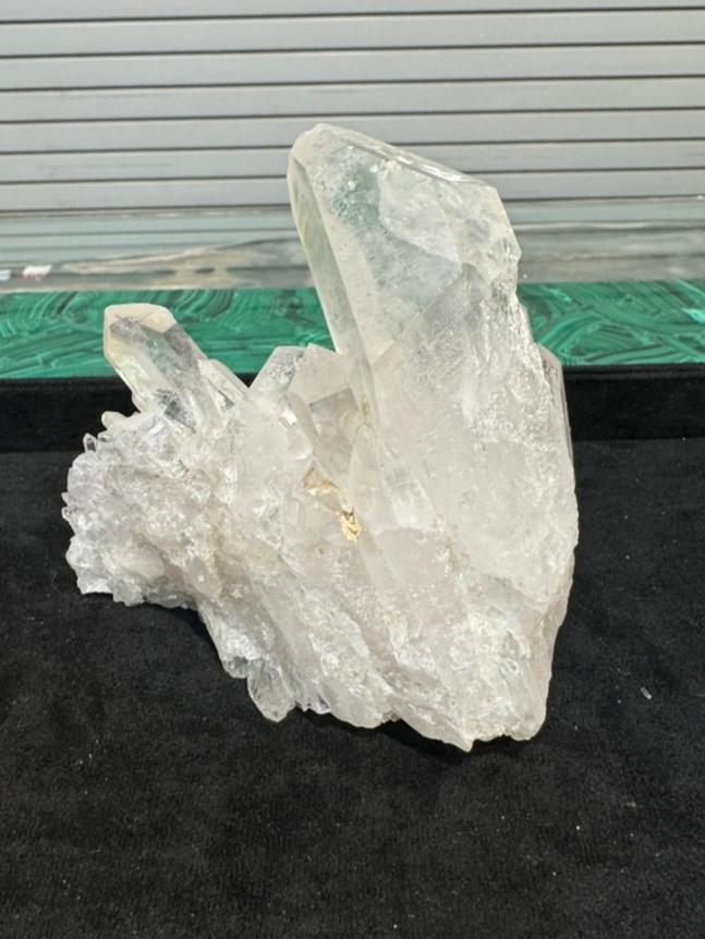 Natural Clear Quartz Cluster 4"