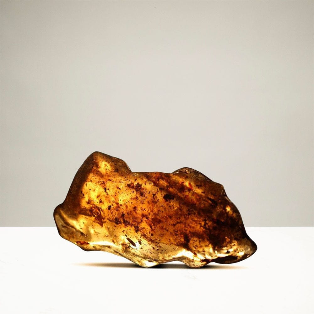 Kalifano Amber AMBER2500.001 - Copal Amber Columbia- 431 Grams 4.25" x 1.25" x 9" AMBER2500.001