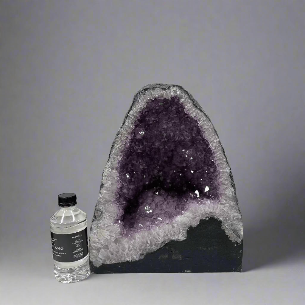 Kalifano Amethyst Amethyst Geode Cathedral from Brazil - 13" / 43 lbs BAG4800.014