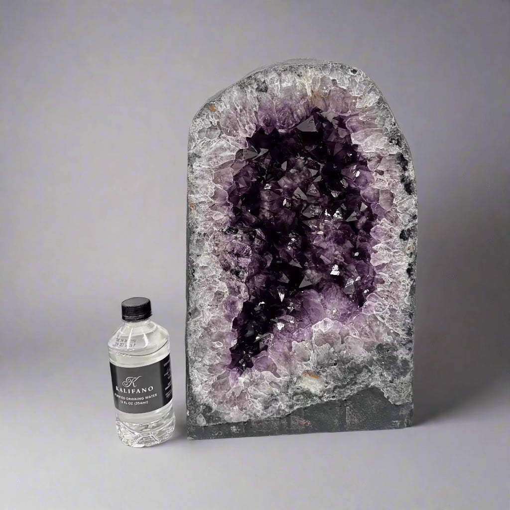 Kalifano Amethyst Amethyst Geode Cathedral from Brazil - 15" / 60 lbs BAG5600.004