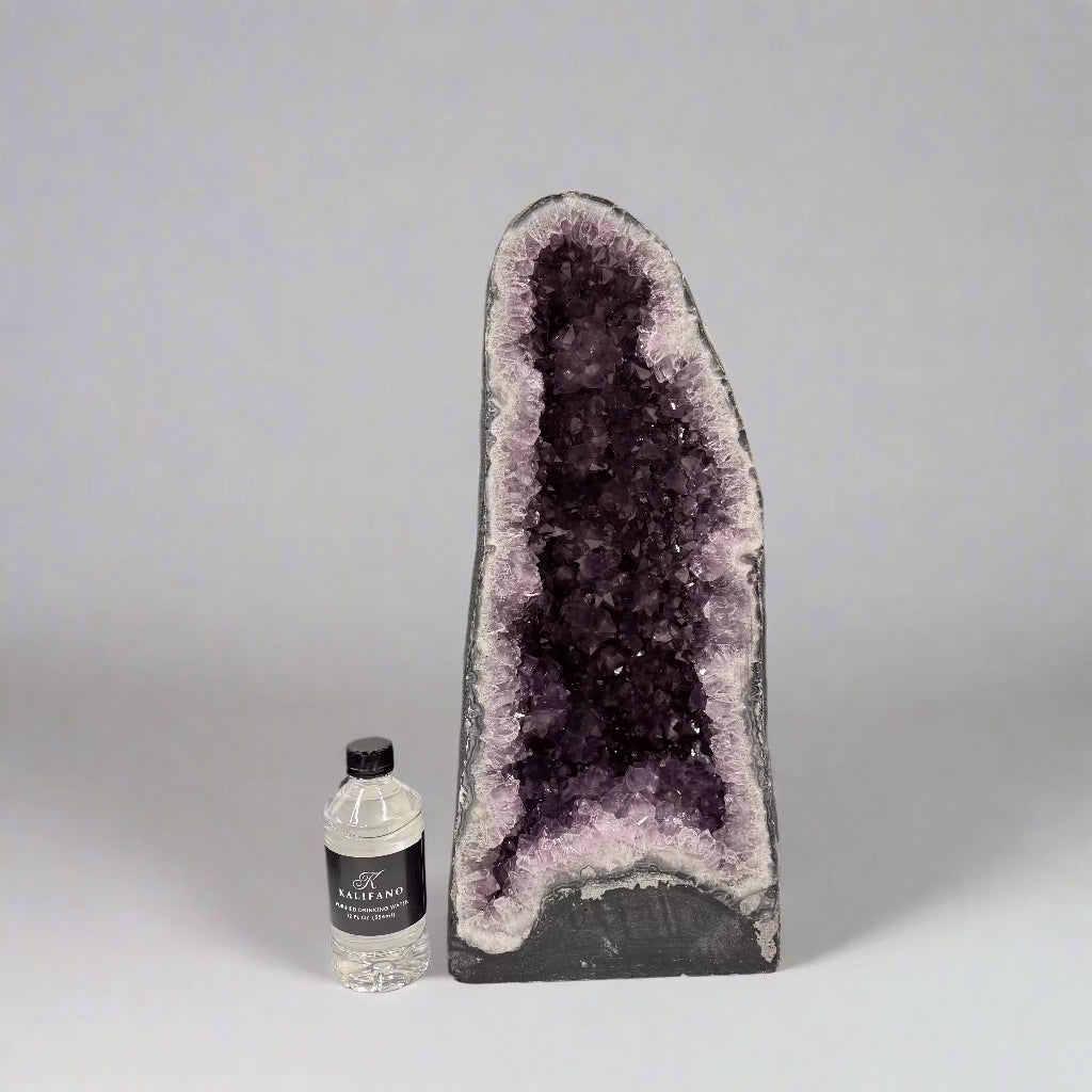 Kalifano Amethyst Amethyst Geode Cathedral from Brazil - 19" / 51 lbs BAG6000.014