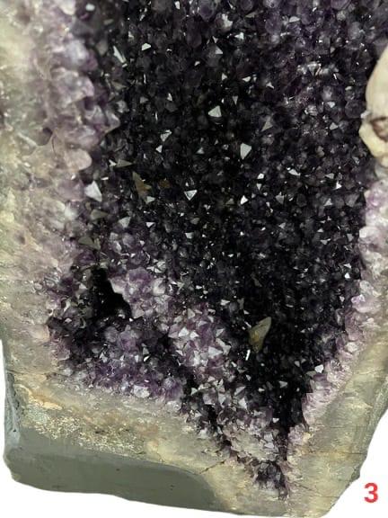 Kalifano Amethyst Amethyst Geode Cathedral from Brazil - 44" / 439 lbs BAG52000.003