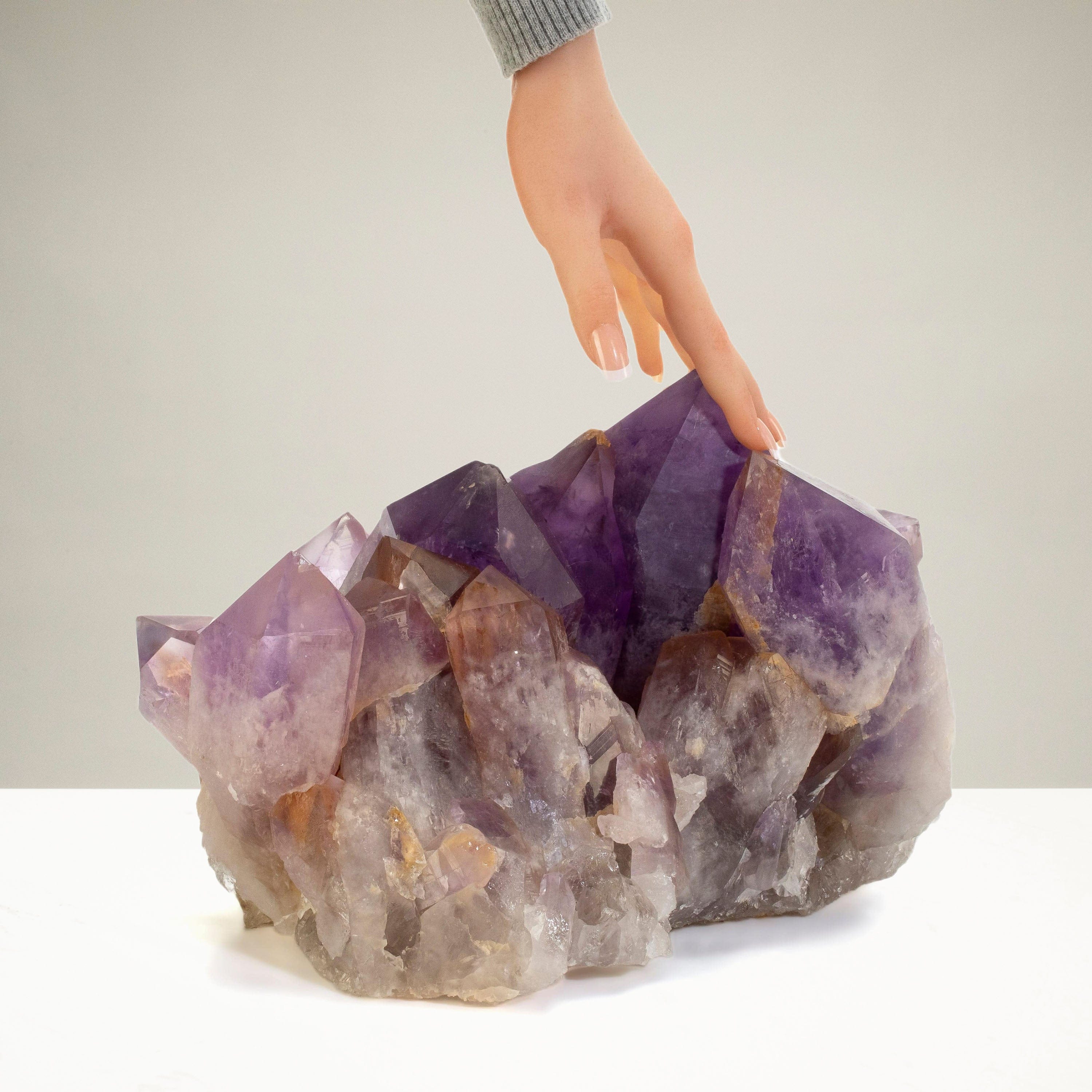 Kalifano Amethyst Bolivian Amethyst Point Cluster - 13" / 12 kg BA7900.002