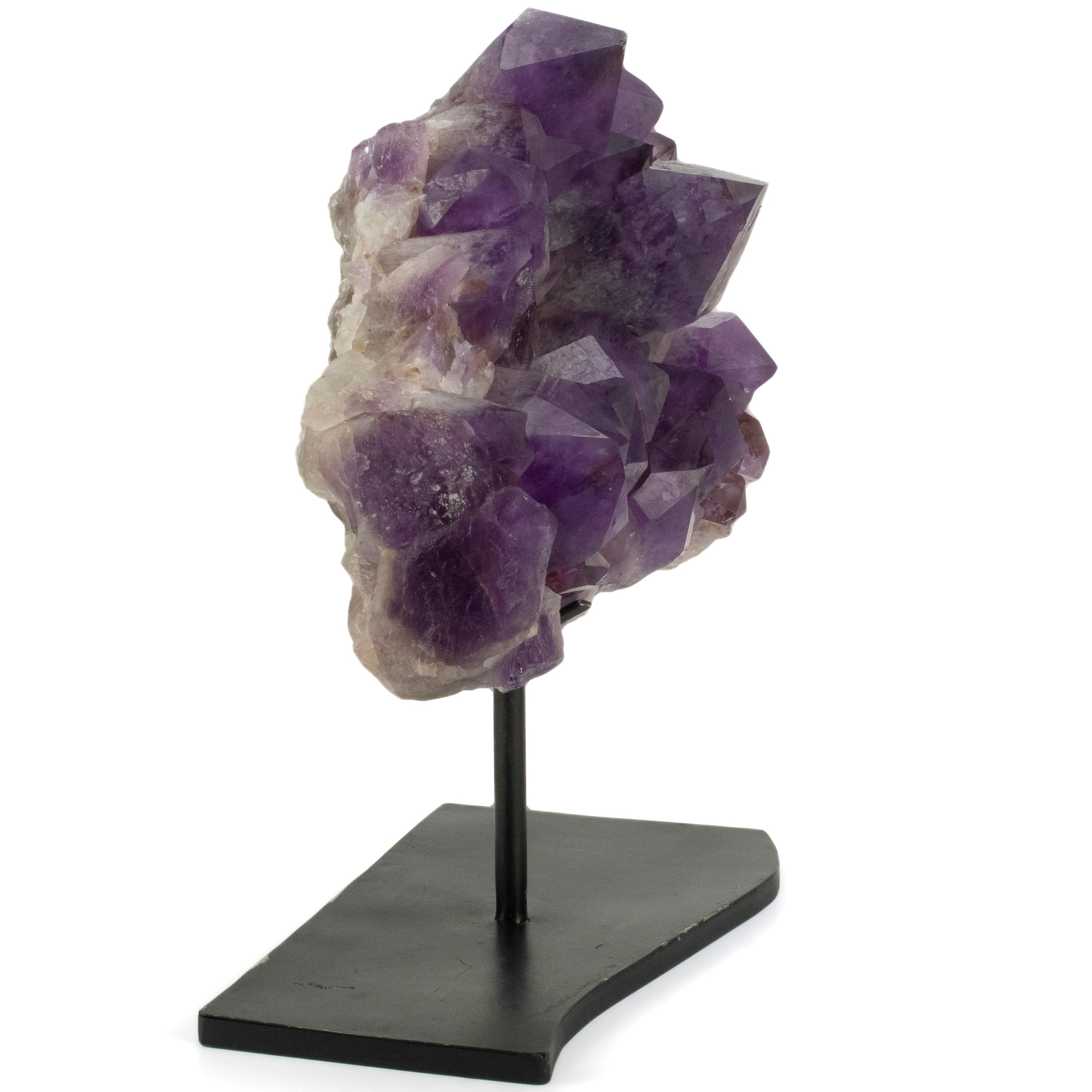 Kalifano Amethyst Bolivian Amethyst Point Cluster on Custom Stand - 23" / 31 kg BA28000.001