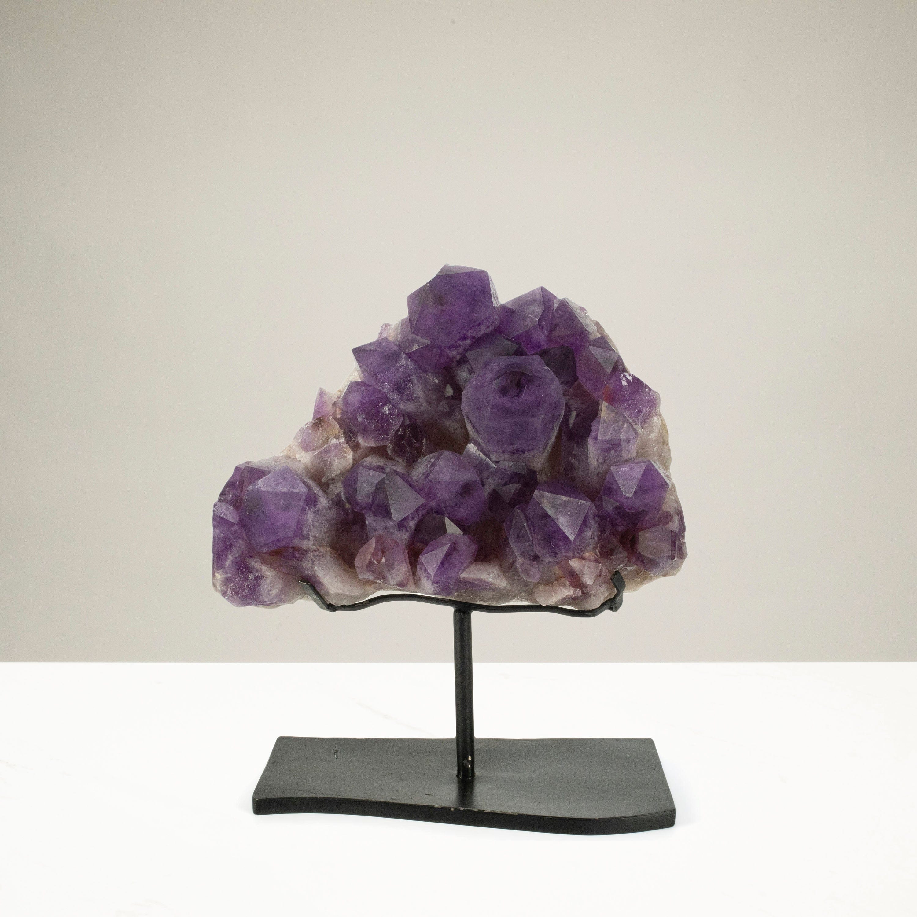 Kalifano Amethyst Bolivian Amethyst Point Cluster on Custom Stand - 23" / 31 kg BA28000.001