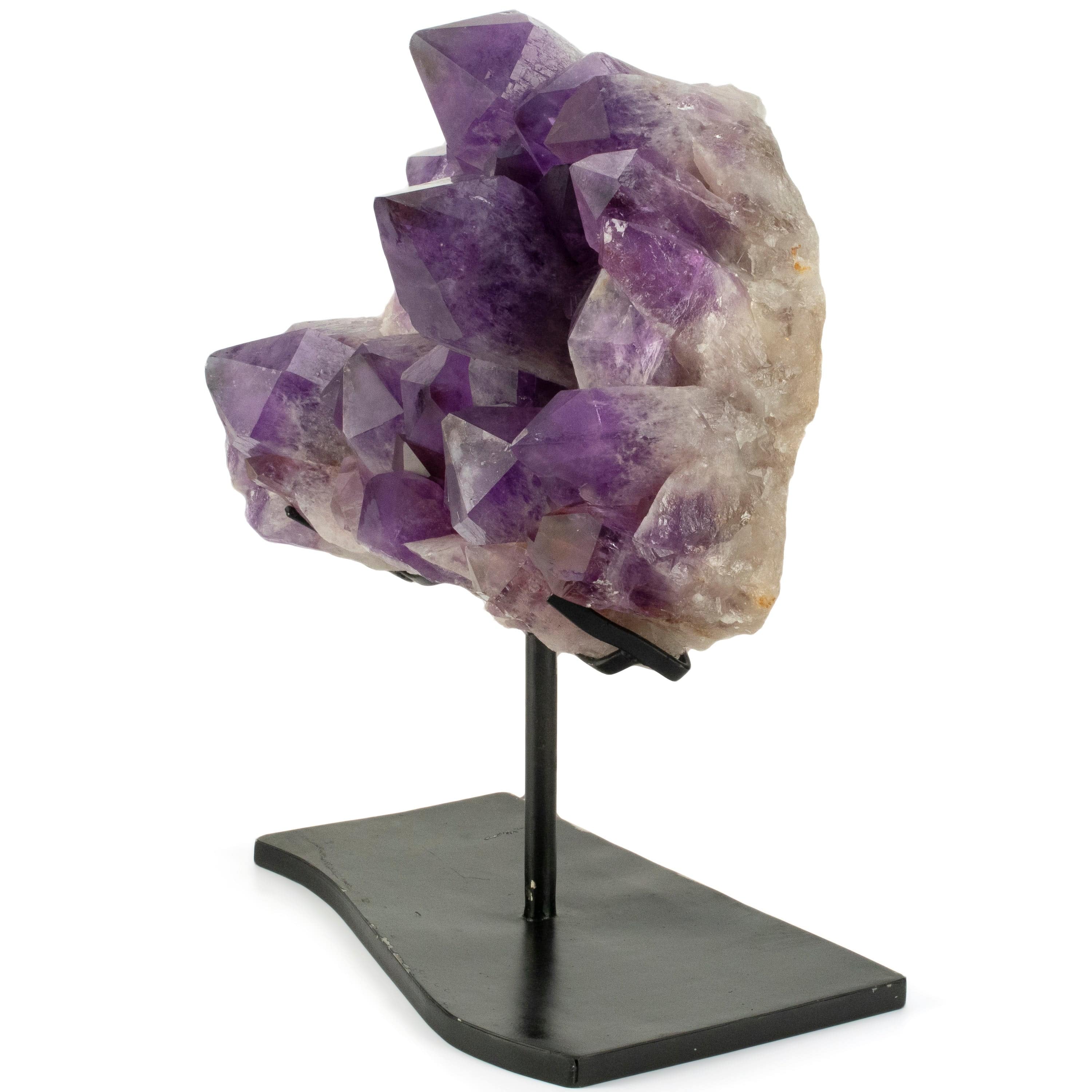 Kalifano Amethyst Bolivian Amethyst Point Cluster on Custom Stand - 23" / 31 kg BA28000.001