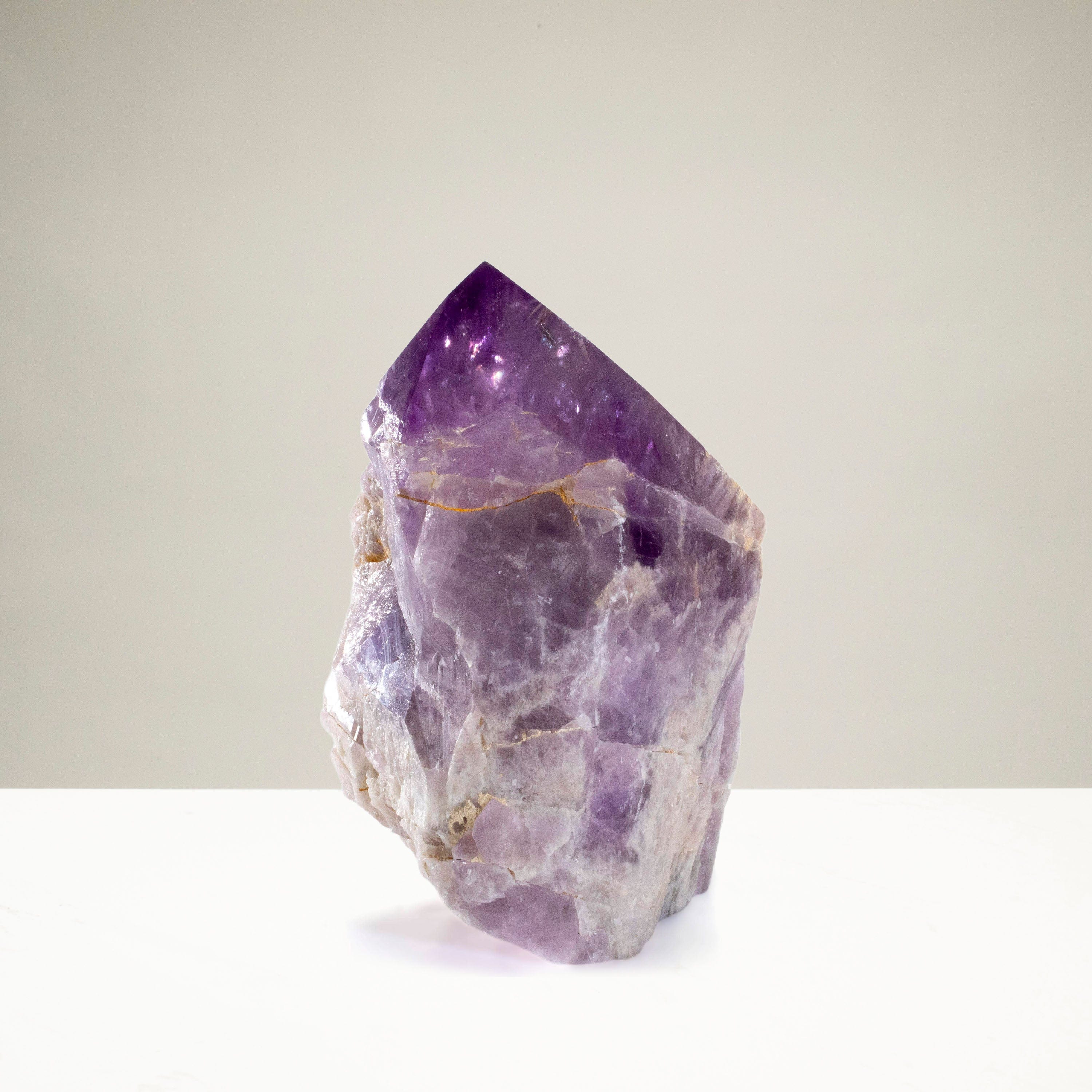 Kalifano Amethyst Brazilian Amethyst Point- 8" / 4,500 grams AP2400