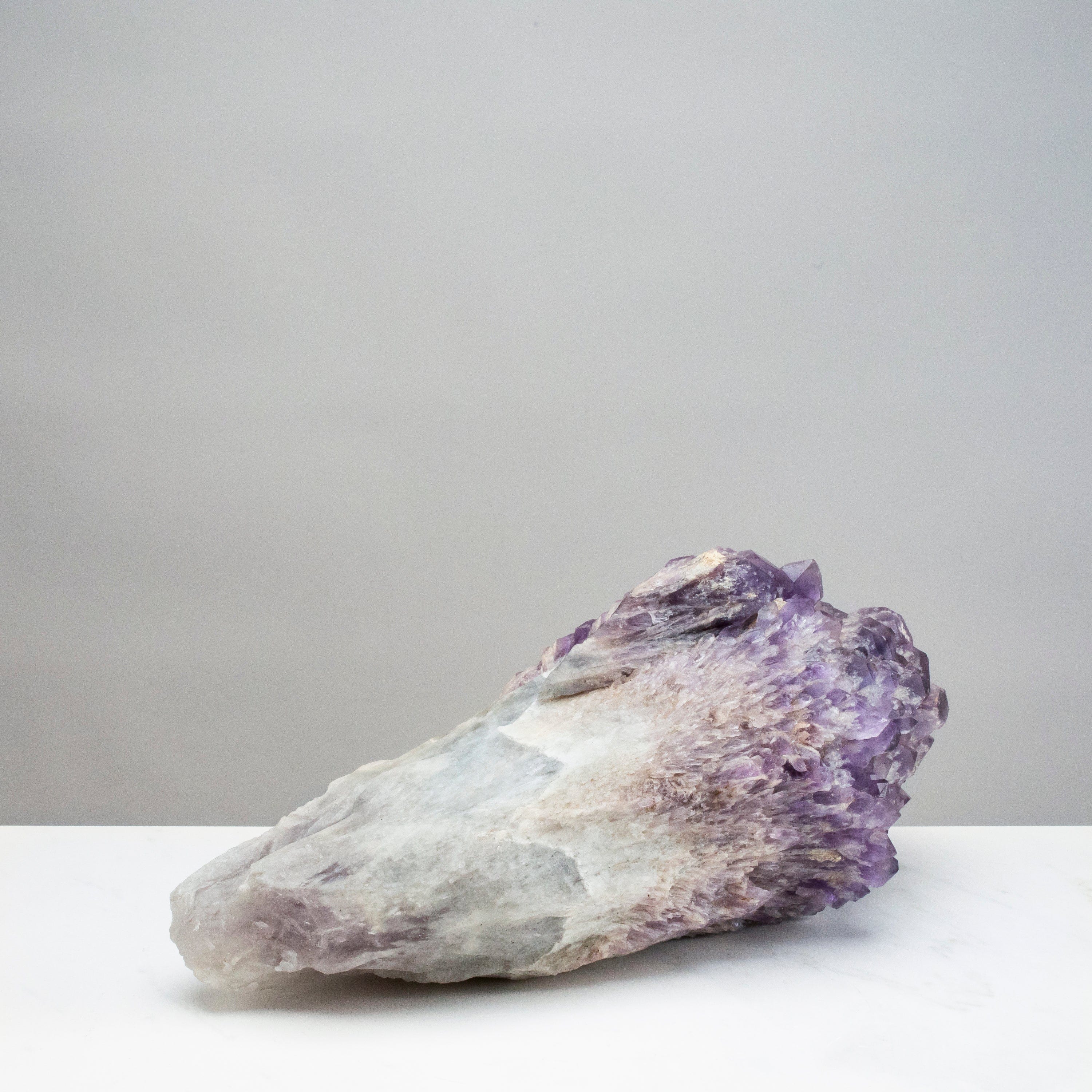 Kalifano Amethyst Elestial Amethyst Cluster Point from Brazil - 16lbs / 13" ALW3400.002