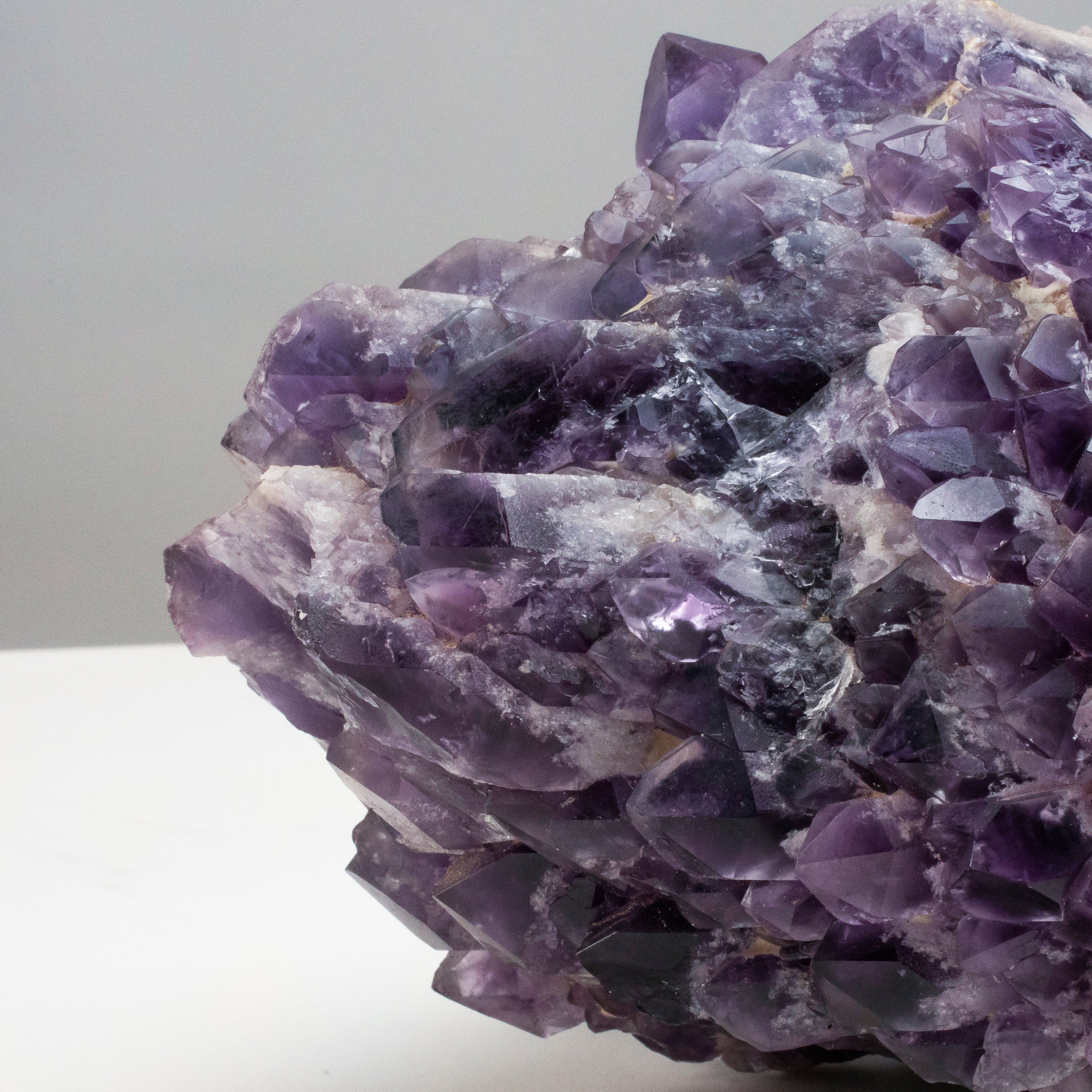 Kalifano Amethyst Elestial Amethyst Cluster Point from Brazil - 16lbs / 13" ALW3400.002