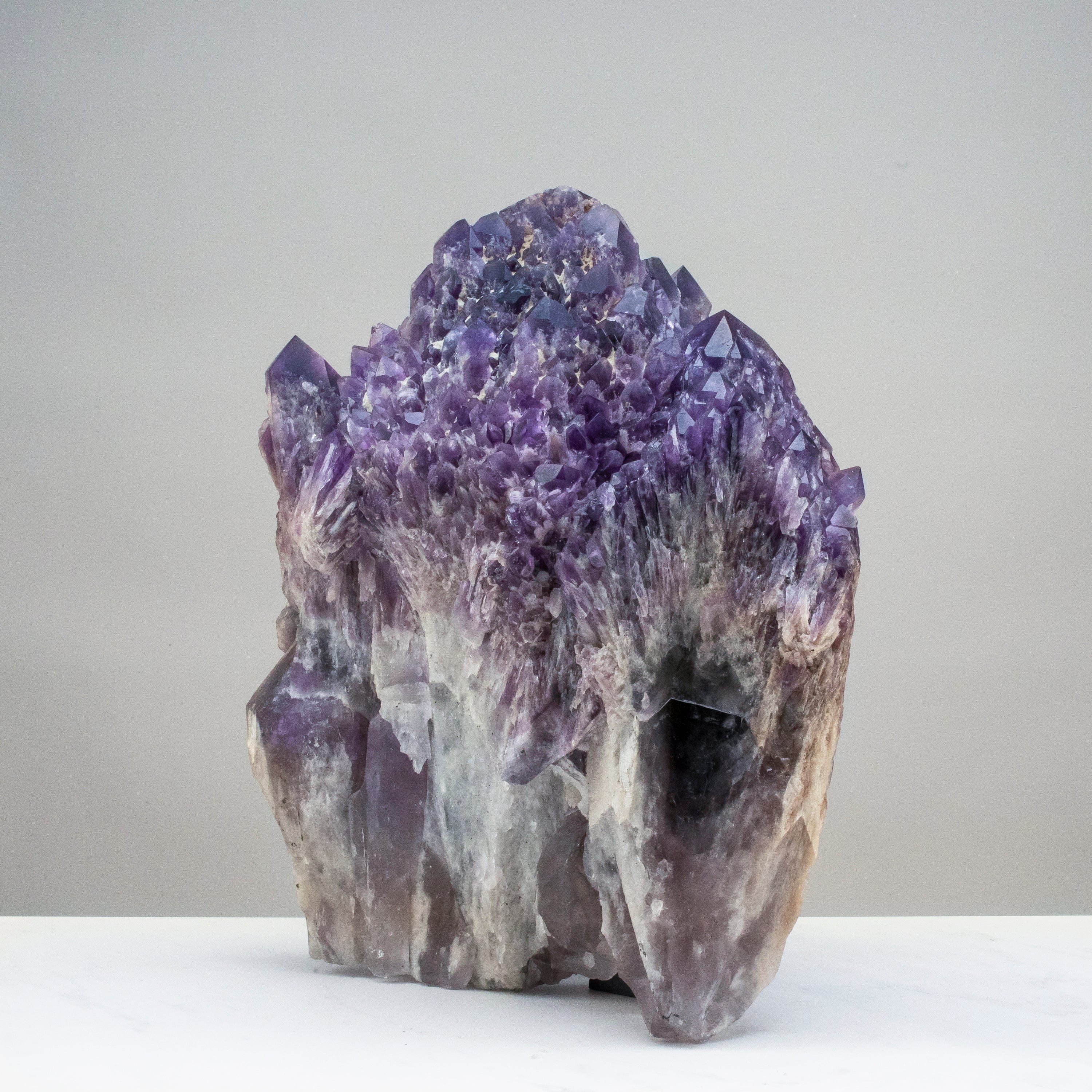 Kalifano Amethyst Elestial Amethyst Cluster Point from Brazil - 35lbs / 14" ALW8000.001