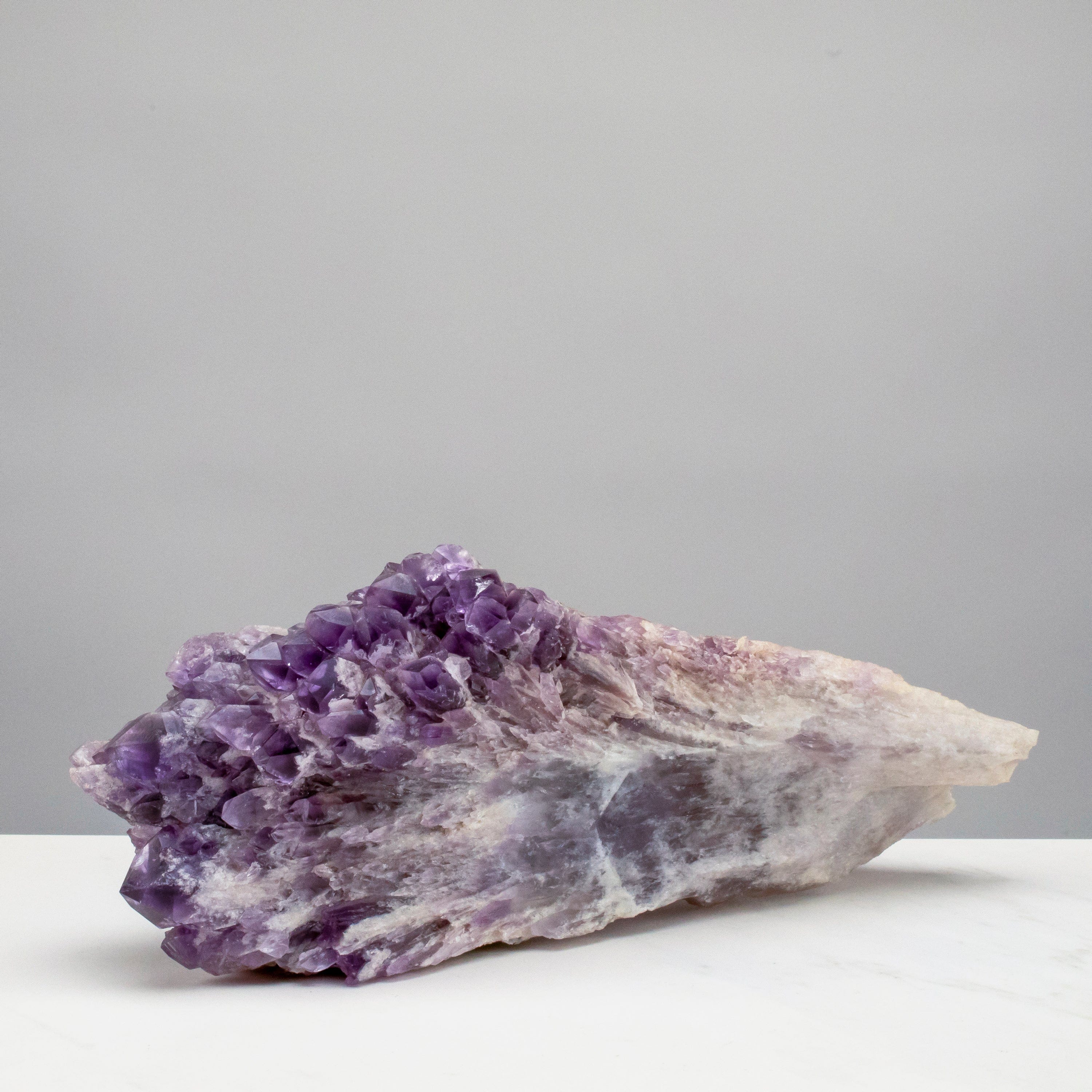 Kalifano Amethyst Elestial Amethyst Cluster Point from Brazil - 6.2lbs / 12" ALW1400.002