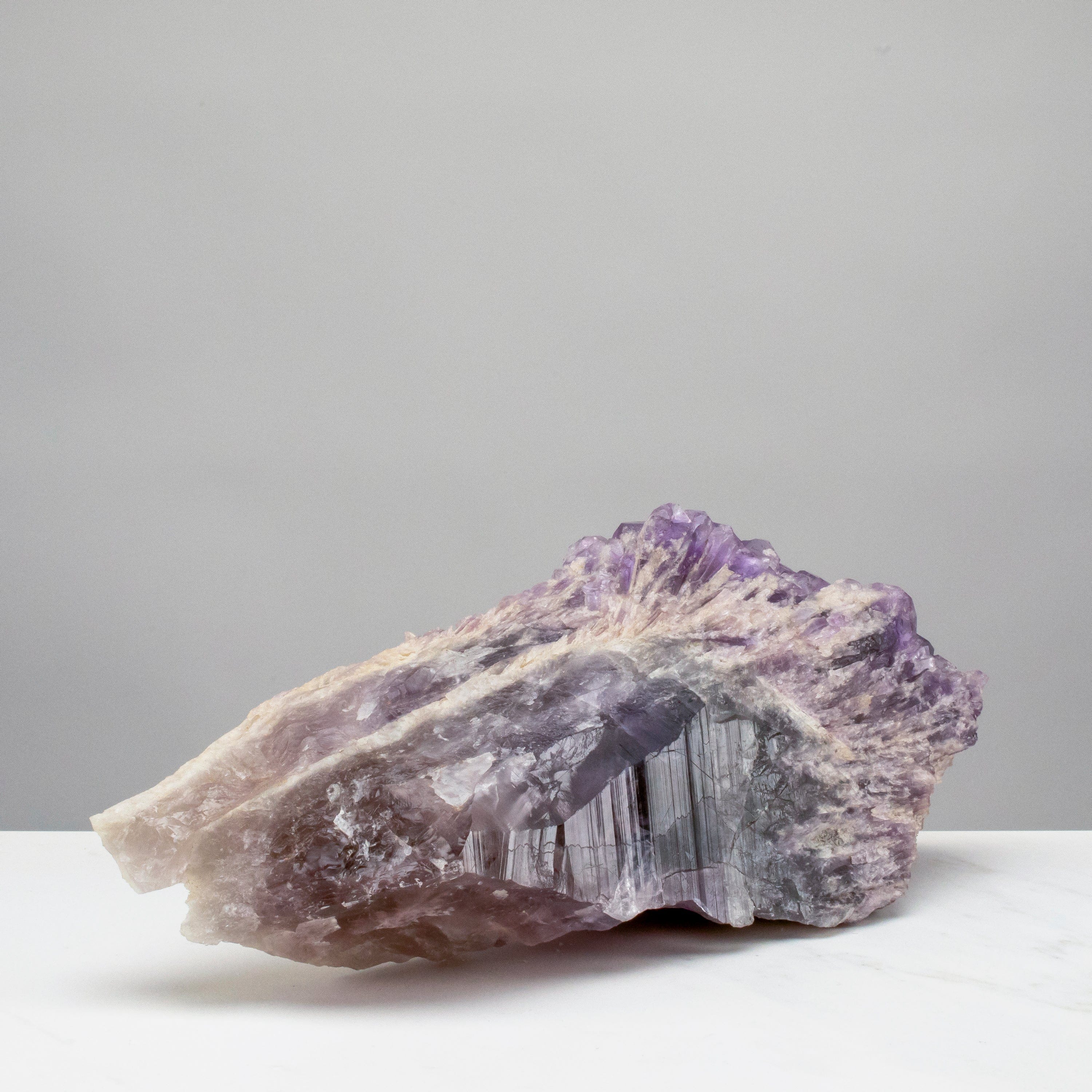 Kalifano Amethyst Elestial Amethyst Cluster Point from Brazil - 6.2lbs / 12" ALW1400.002