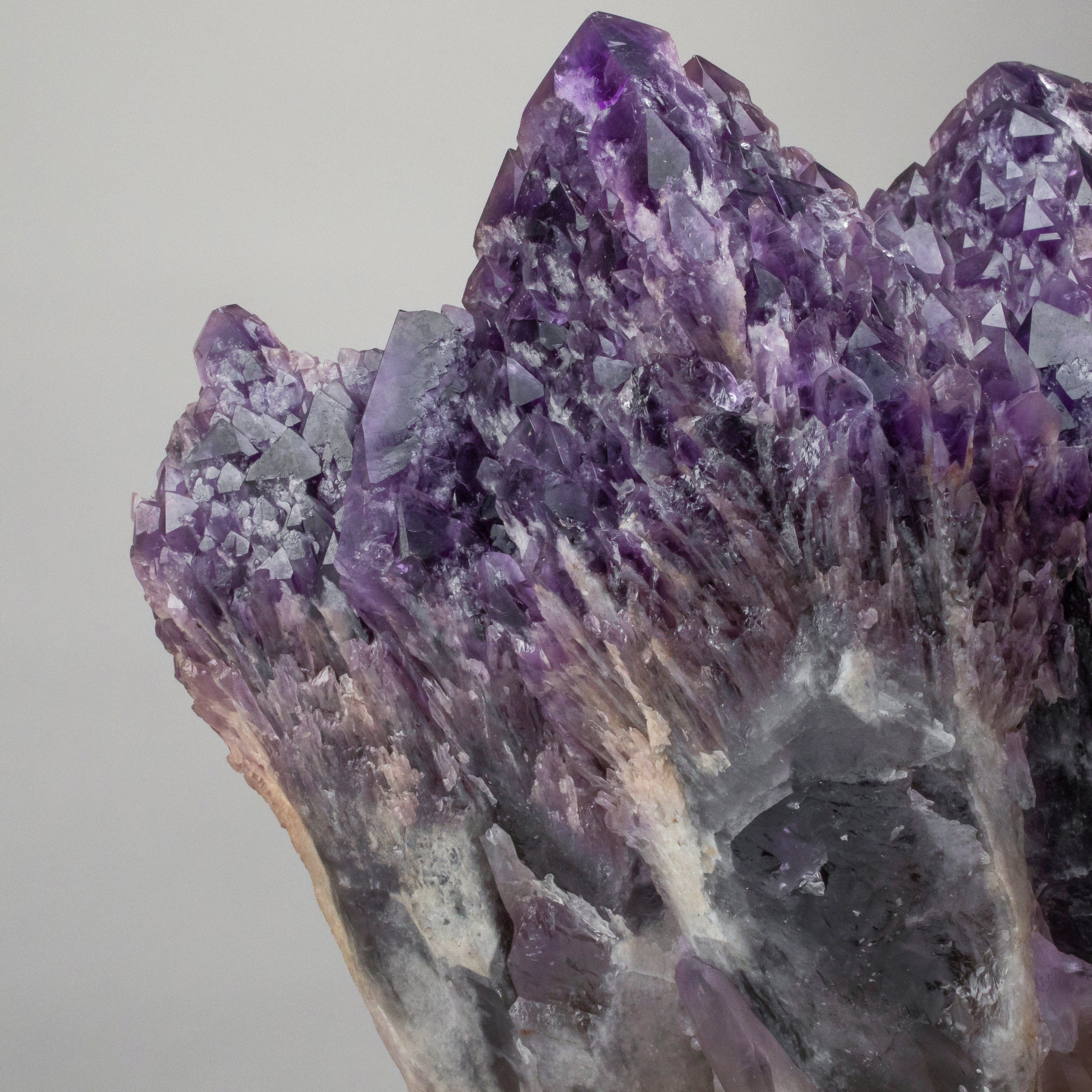 Kalifano Amethyst Elestial Amethyst Cluster Point from Brazil - 70lbs / 17" ALW19200.001