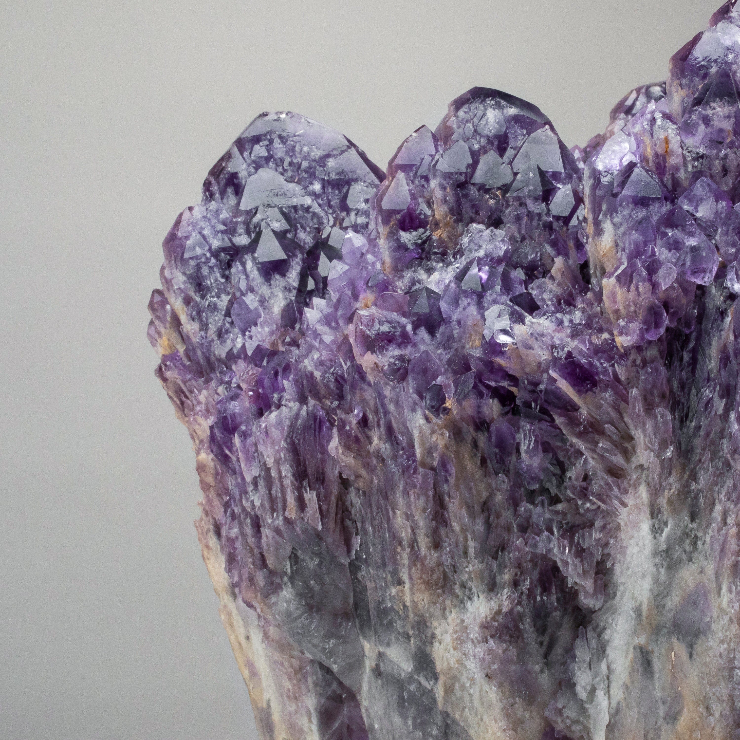 Kalifano Amethyst Elestial Amethyst Cluster Point from Brazil - 88lbs / 14" ALW24000.001