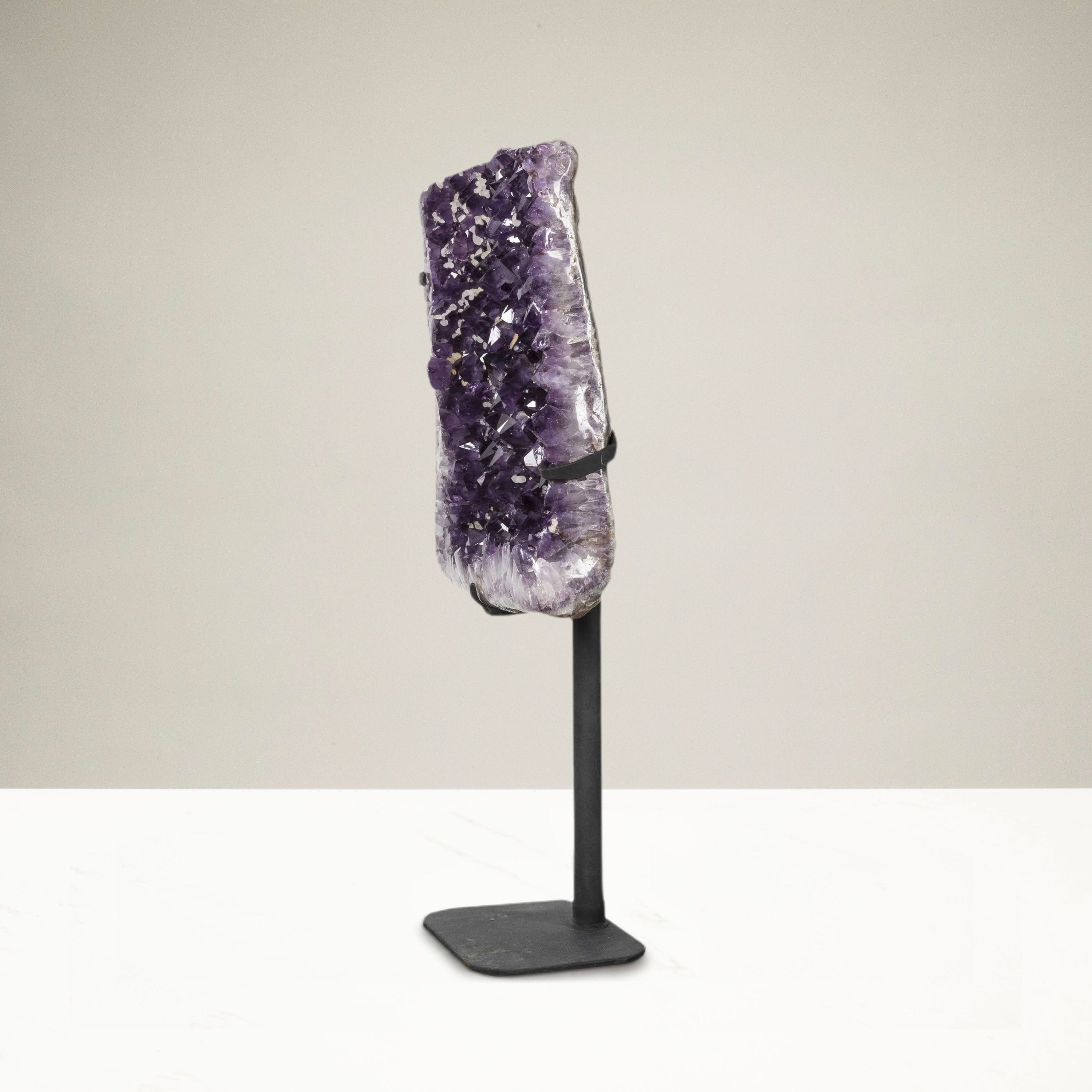 Kalifano Amethyst Natural Brazilian Amethyst Geode on Custom Stand - 47 in / 159 lbs BAG36000.001