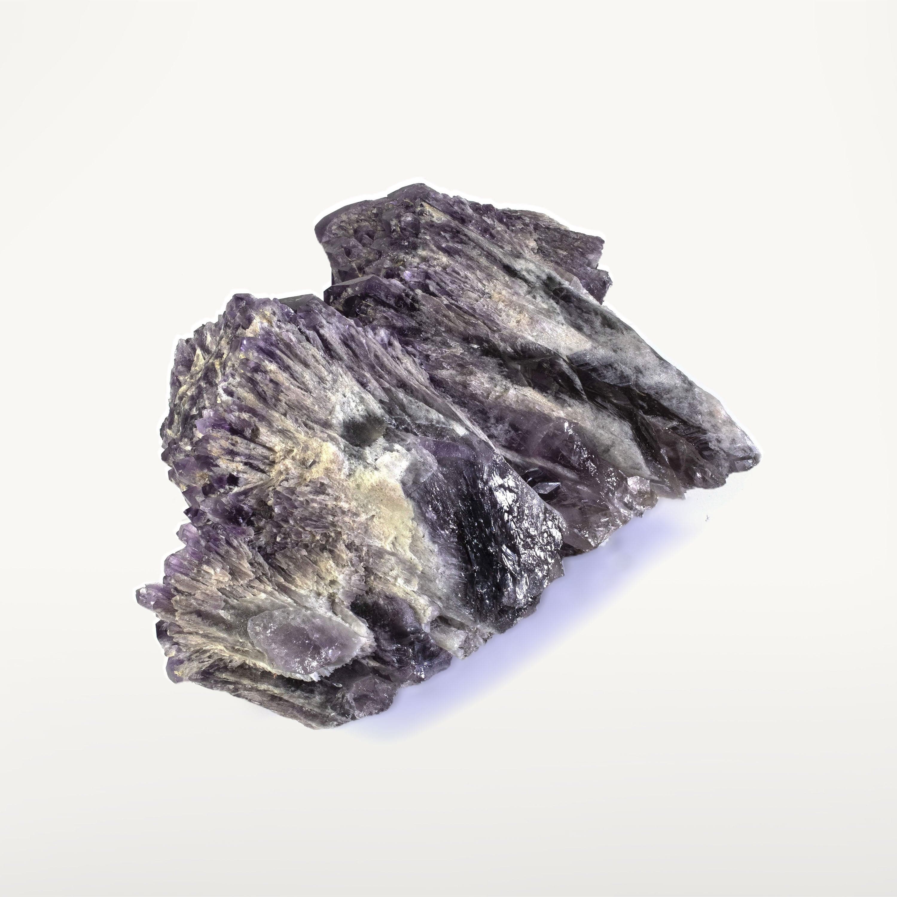 Kalifano Amethyst Rare Natural Elestial Amethyst Cluster Point from Brazil - 54.2 lbs ALW8900.001