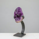 Small Uruguayan Amethyst Geode on Custom Stand - 8