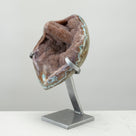 Uruguayan Amethyst Geode on Custom Stand  - 15