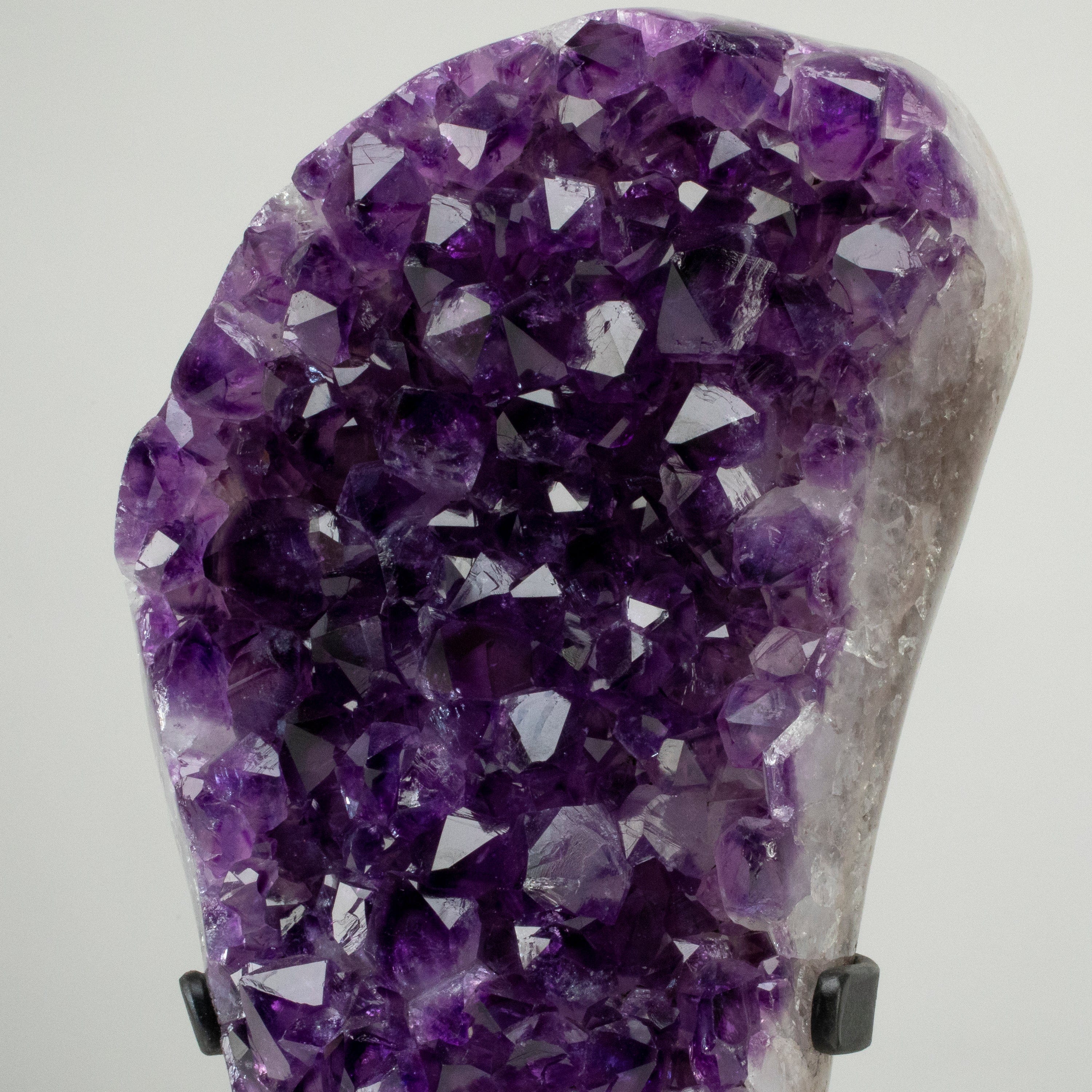 Kalifano Amethyst Uruguayan Amethyst Geode on Custom Stand - 18" / 18 lbs UAG5000.007