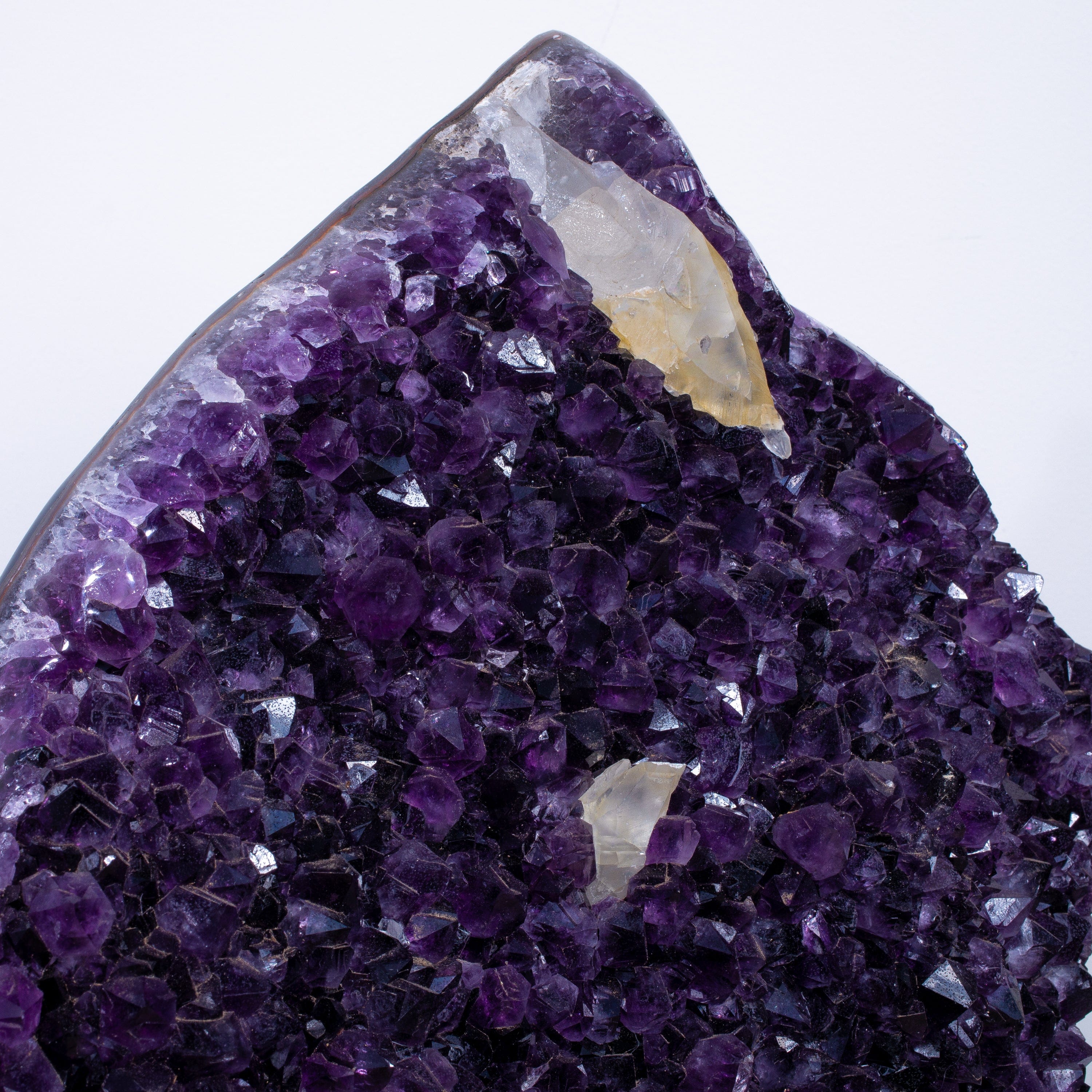 Kalifano Amethyst Uruguayan Amethyst Geode on Custom Stand - 32" / 64 lbs UAG22000.005