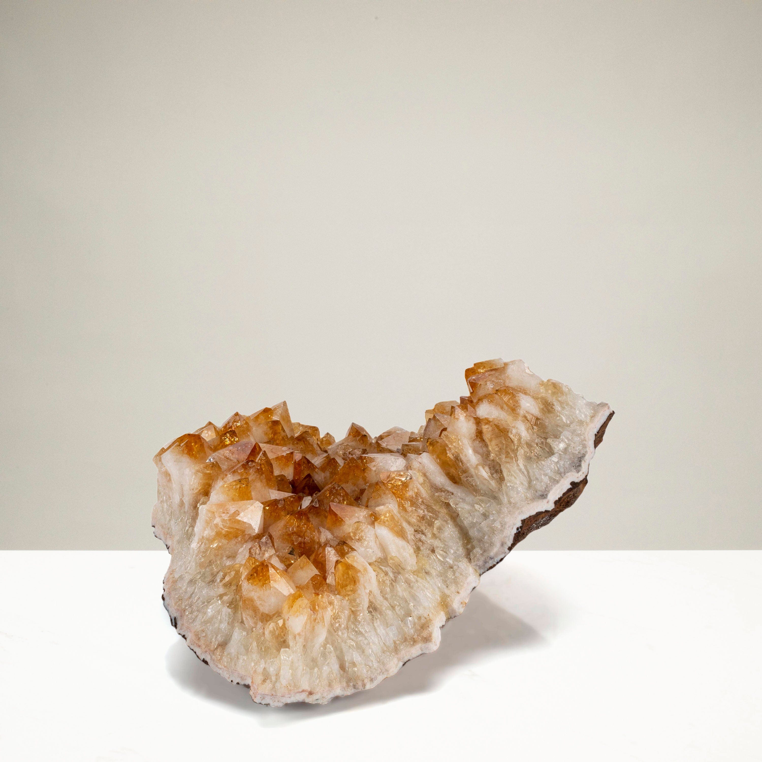 Kalifano Citrine Citrine Geode - 10 in. / 12.8 lbs BCG2400.003