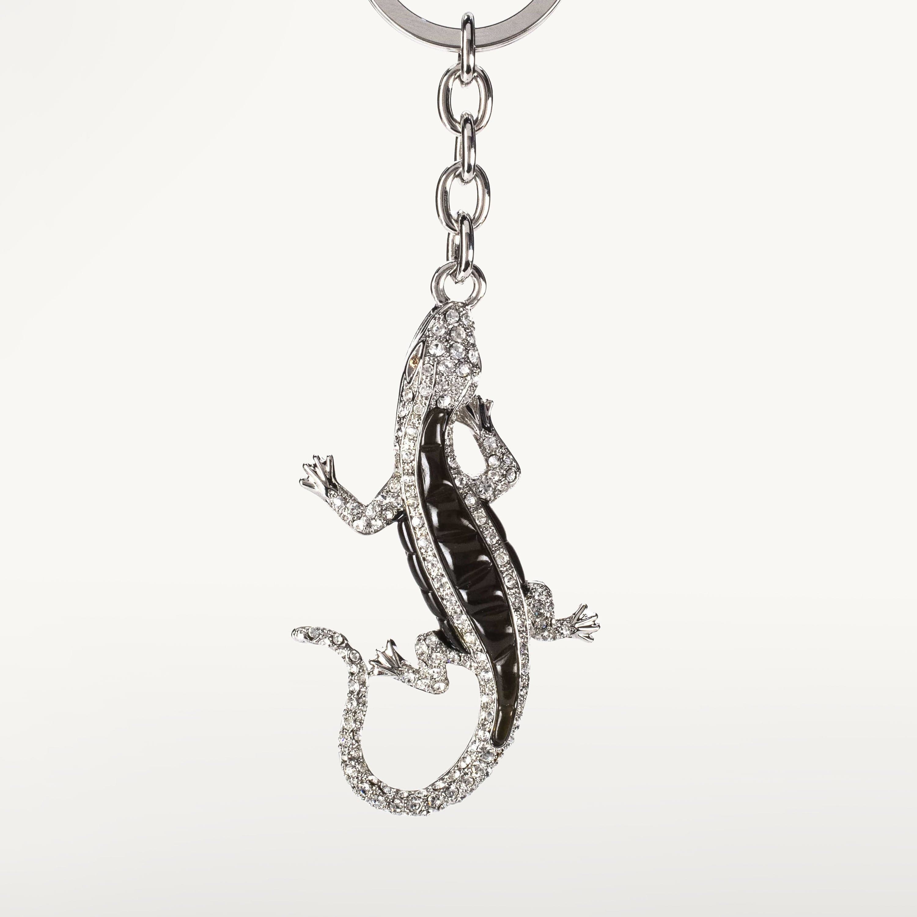 Kalifano Crystal Keychains Lizard Keychain made with Swarovski Crystals SKC-038