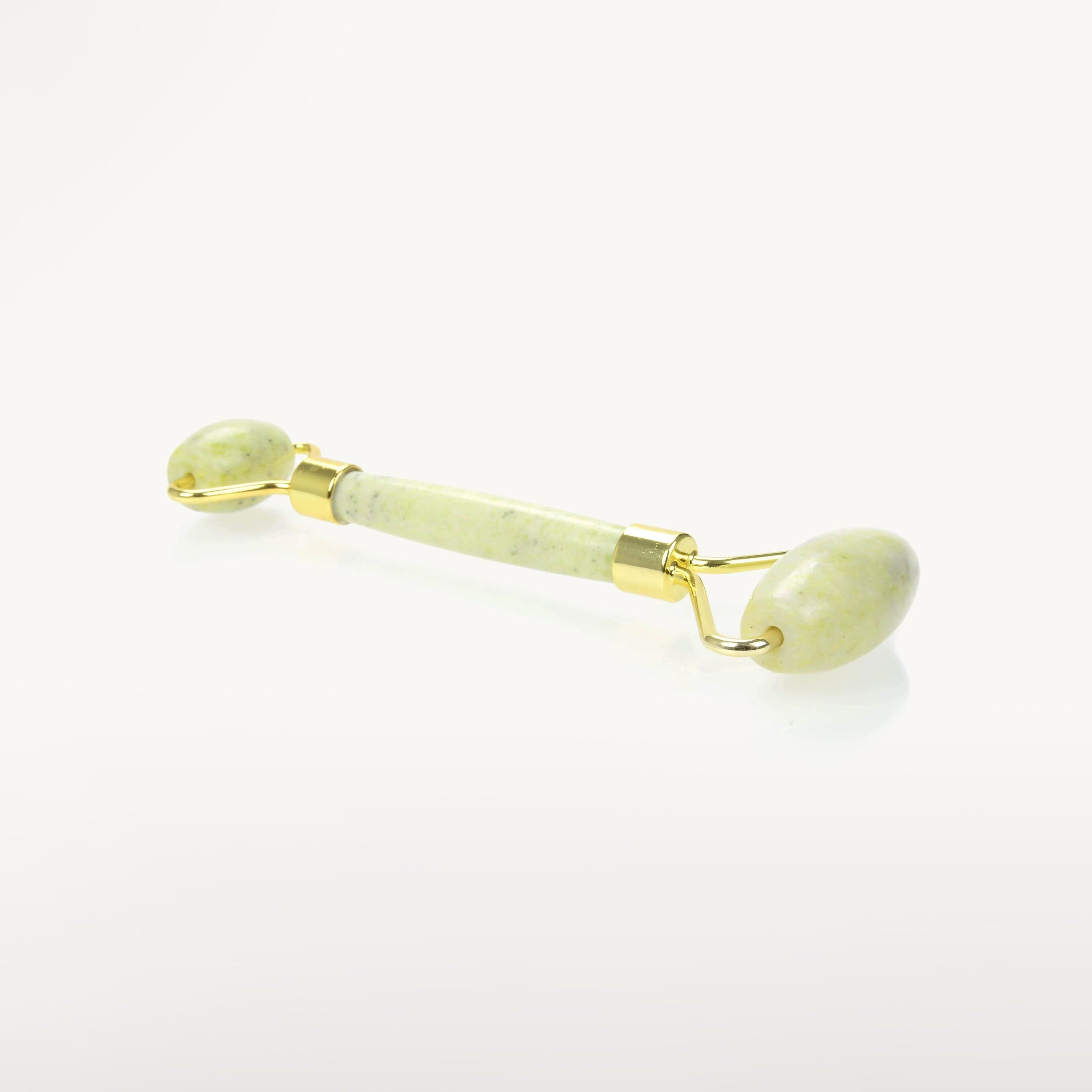 Kalifano Face Rollers Lemon Chrysoprase Gemstone Face Roller GFR80-LC