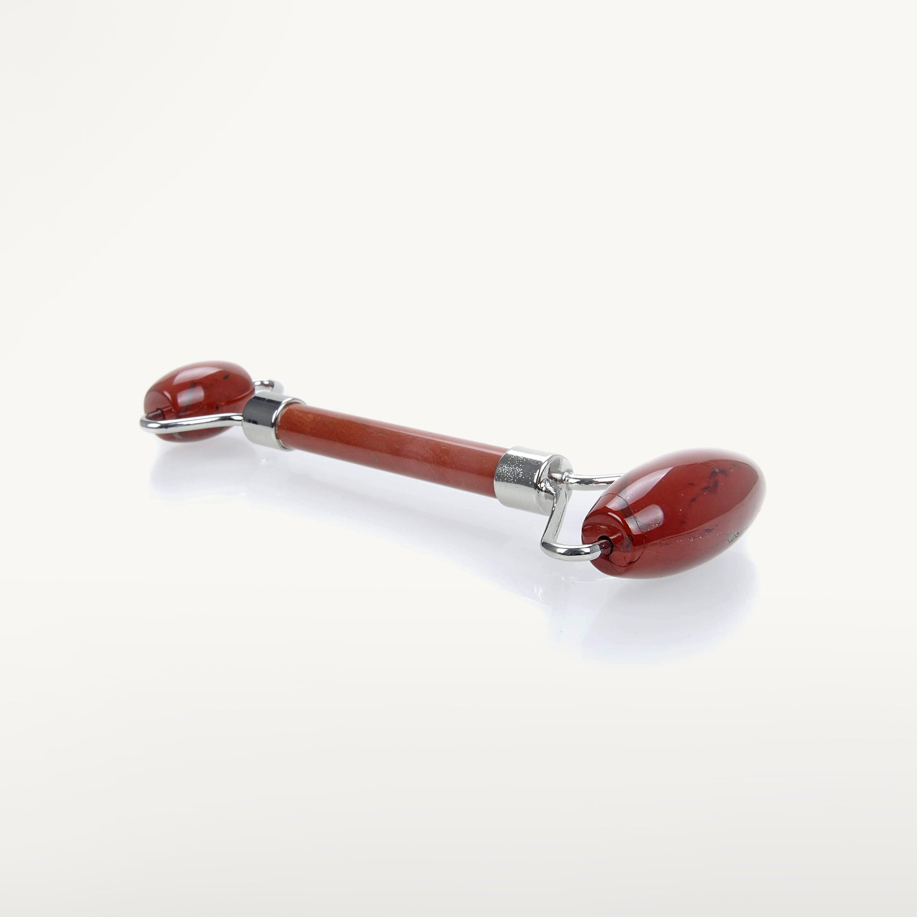 Kalifano Face Rollers Red Jasper Gemstone Face Roller GFR80-RJ