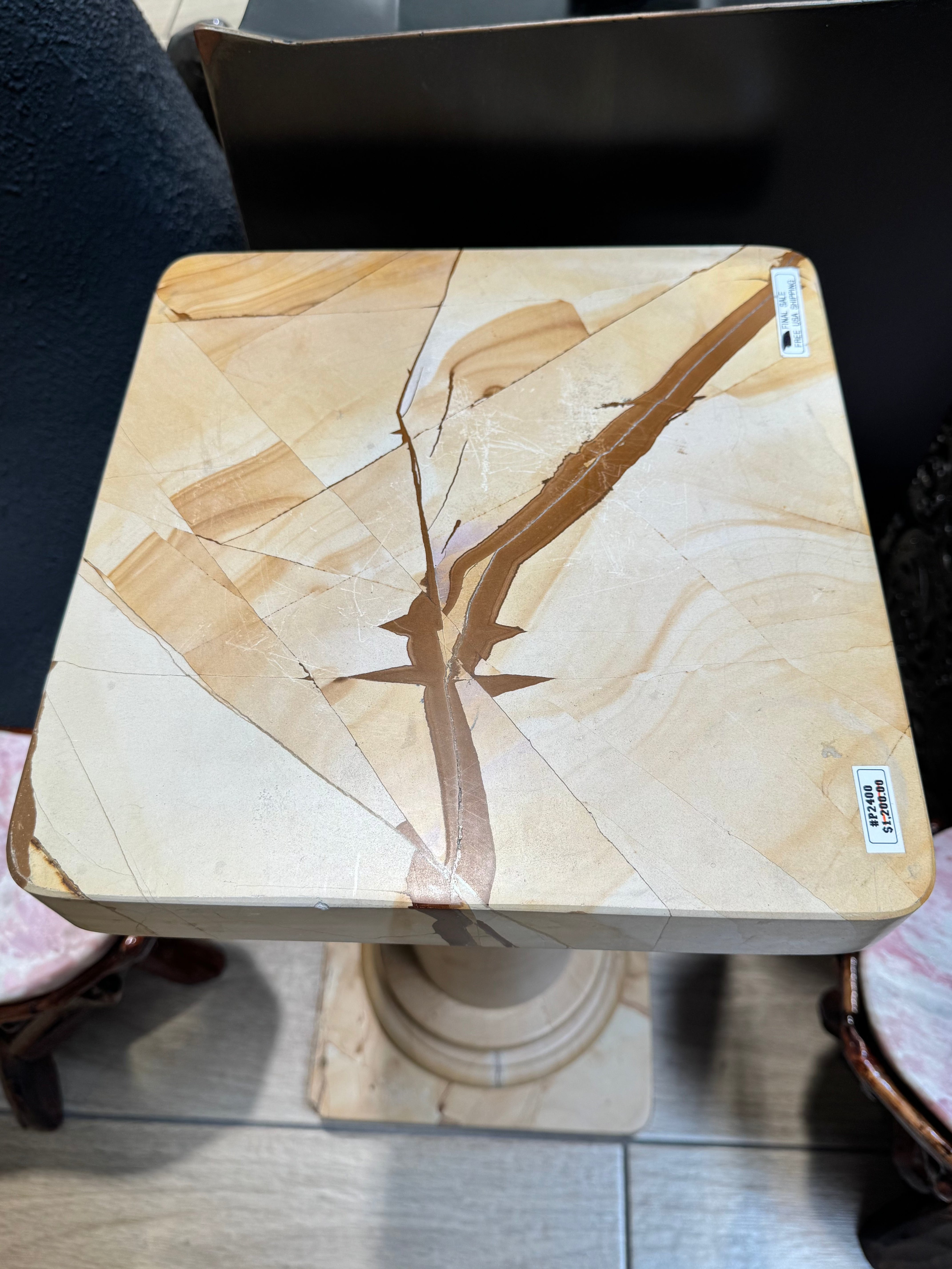 Kalifano Fossils & Minerals Sandstone Mineral Stand P2400