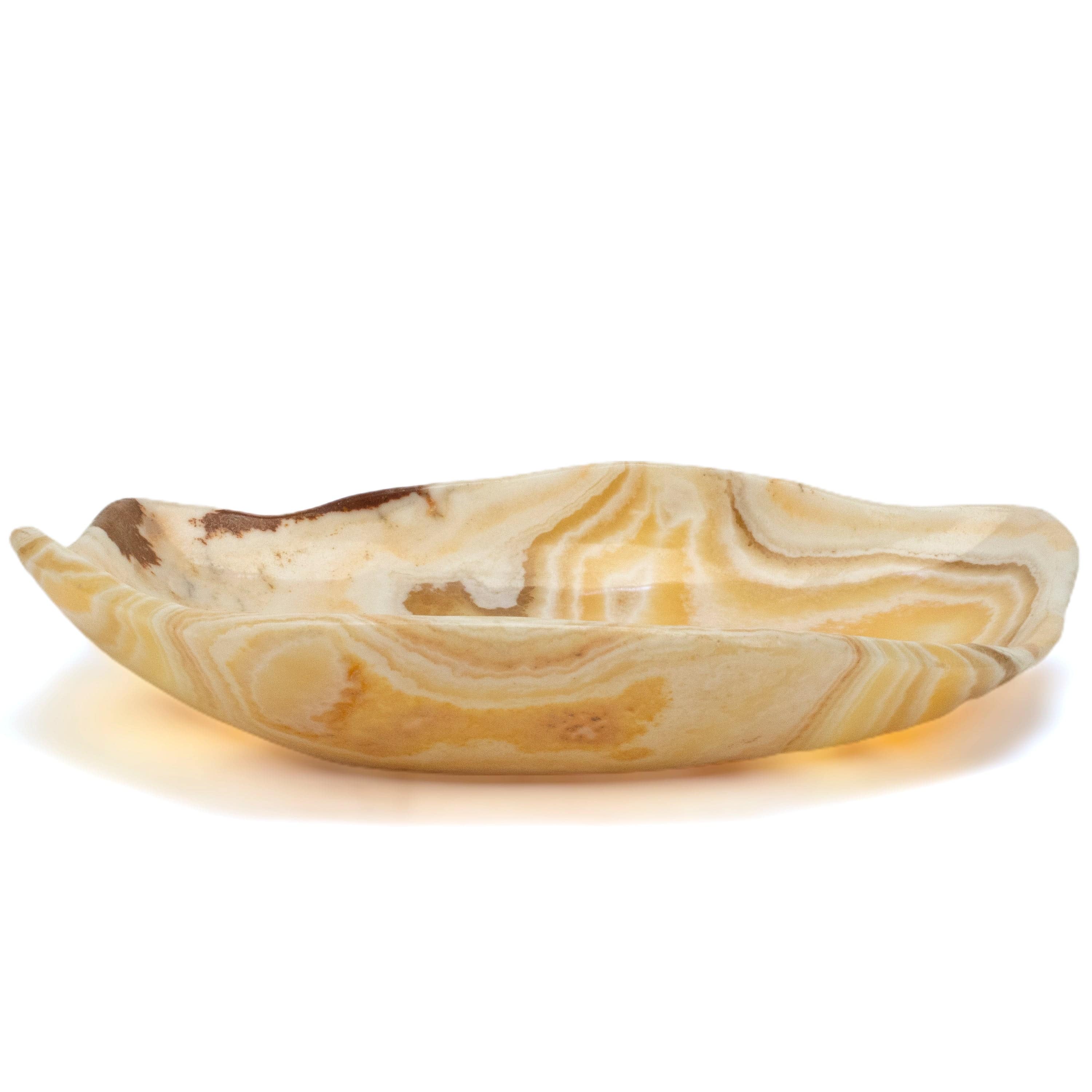 KALIFANO Gemstone Bowls Natural Onyx Bowl from Mexico - 19" BOWL1800.002