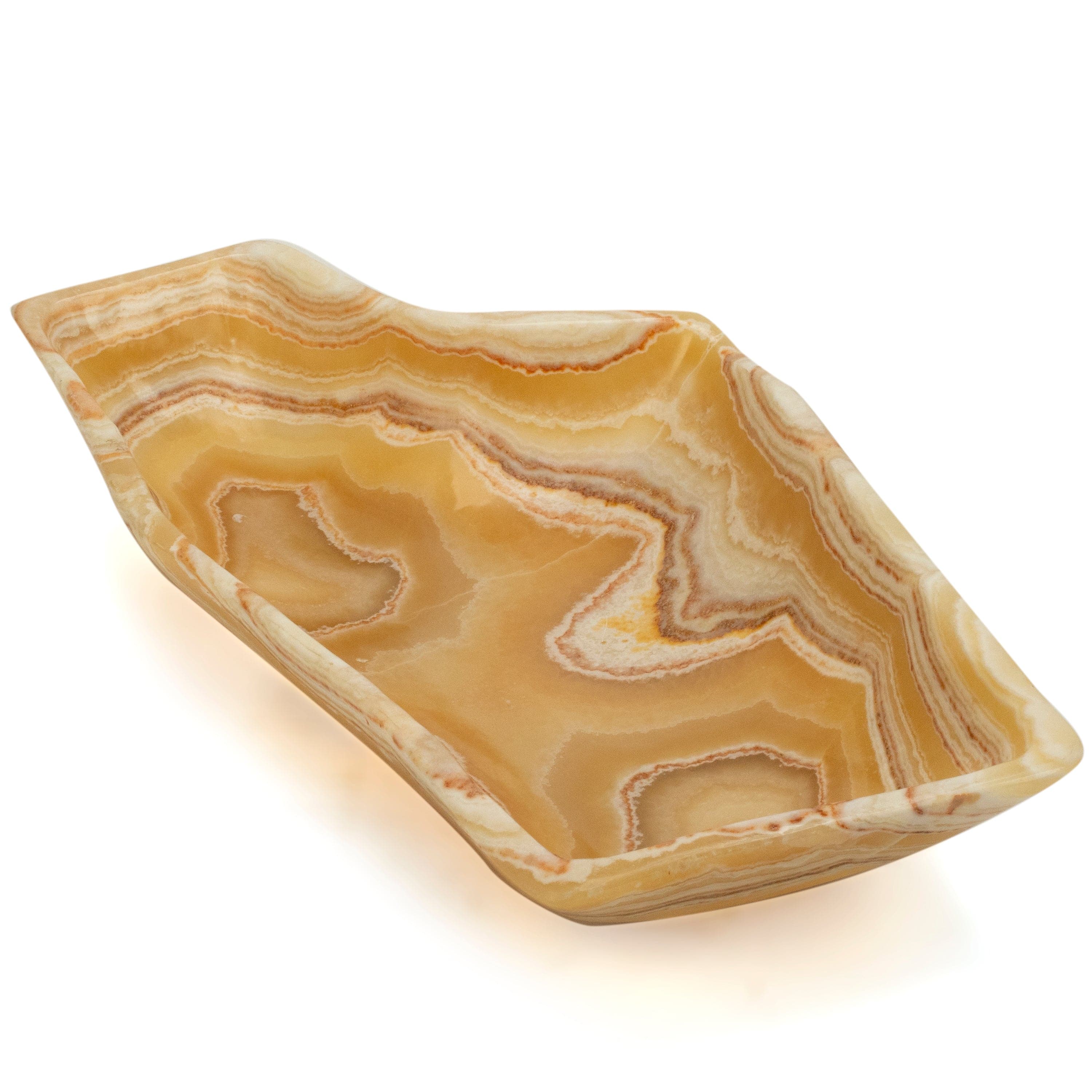 KALIFANO Gemstone Bowls Natural Onyx Bowl from Mexico - 23" BOWL2400.001