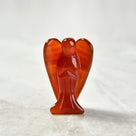 Carnelian Angel 2'' Natural Gemstone Carving