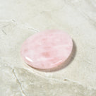 Rose Quartz Worry Stone Natural Gemstone Carving