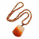Red Agate Dragon Necklace