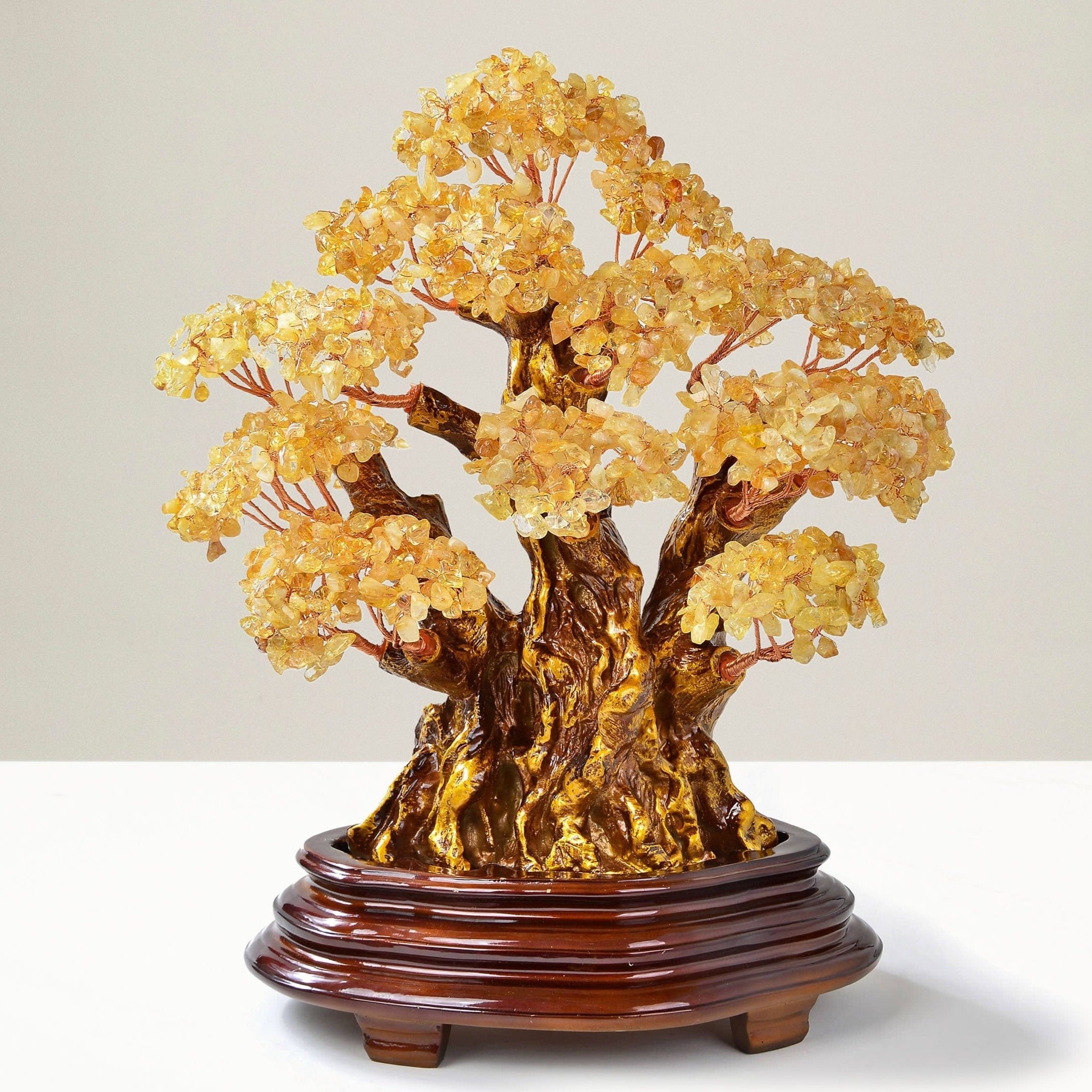 Kalifano Gemstone Trees Citrine Tree of Life Centerpiece with over 2,000 Natural Gemstones K9800-CT