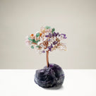 Multi-Gemstone Tree of Life with Fluorite Base