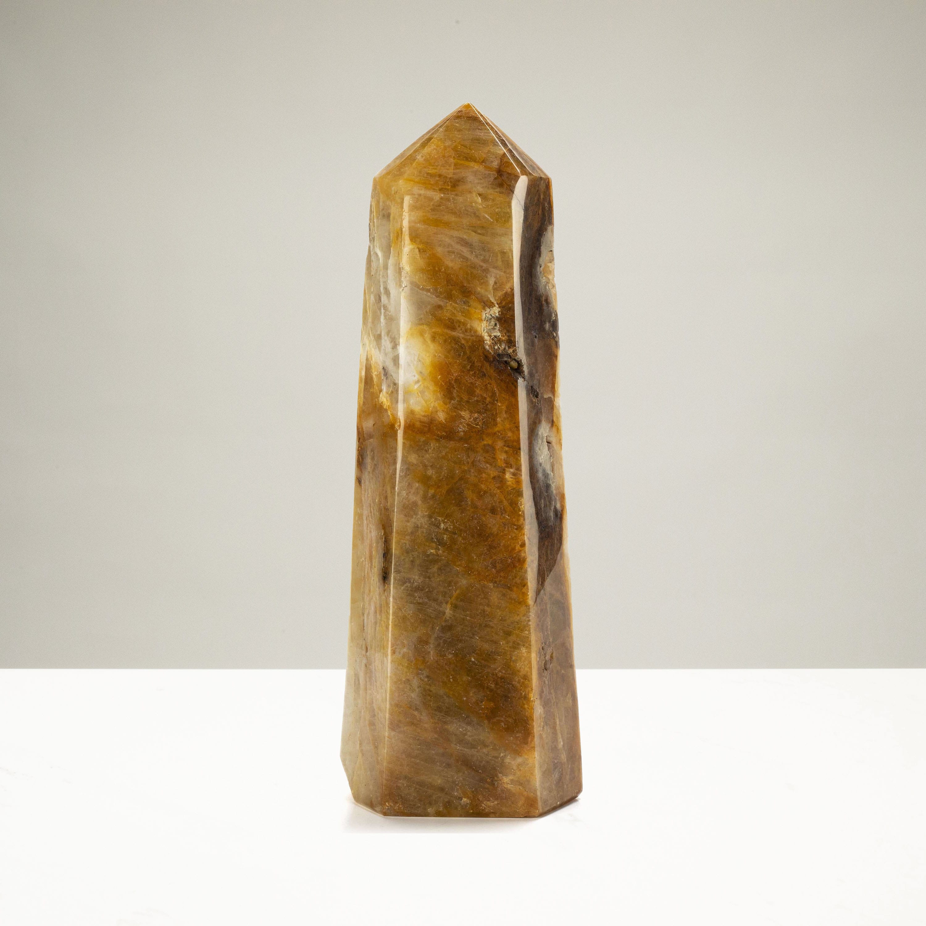 Kalifano Golden Healer Golden Healer ( Hematoid Quartz) Obelisk - 12" / 3,510g OB2700-HQ.001