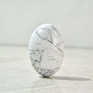 Howlite Palm Stone