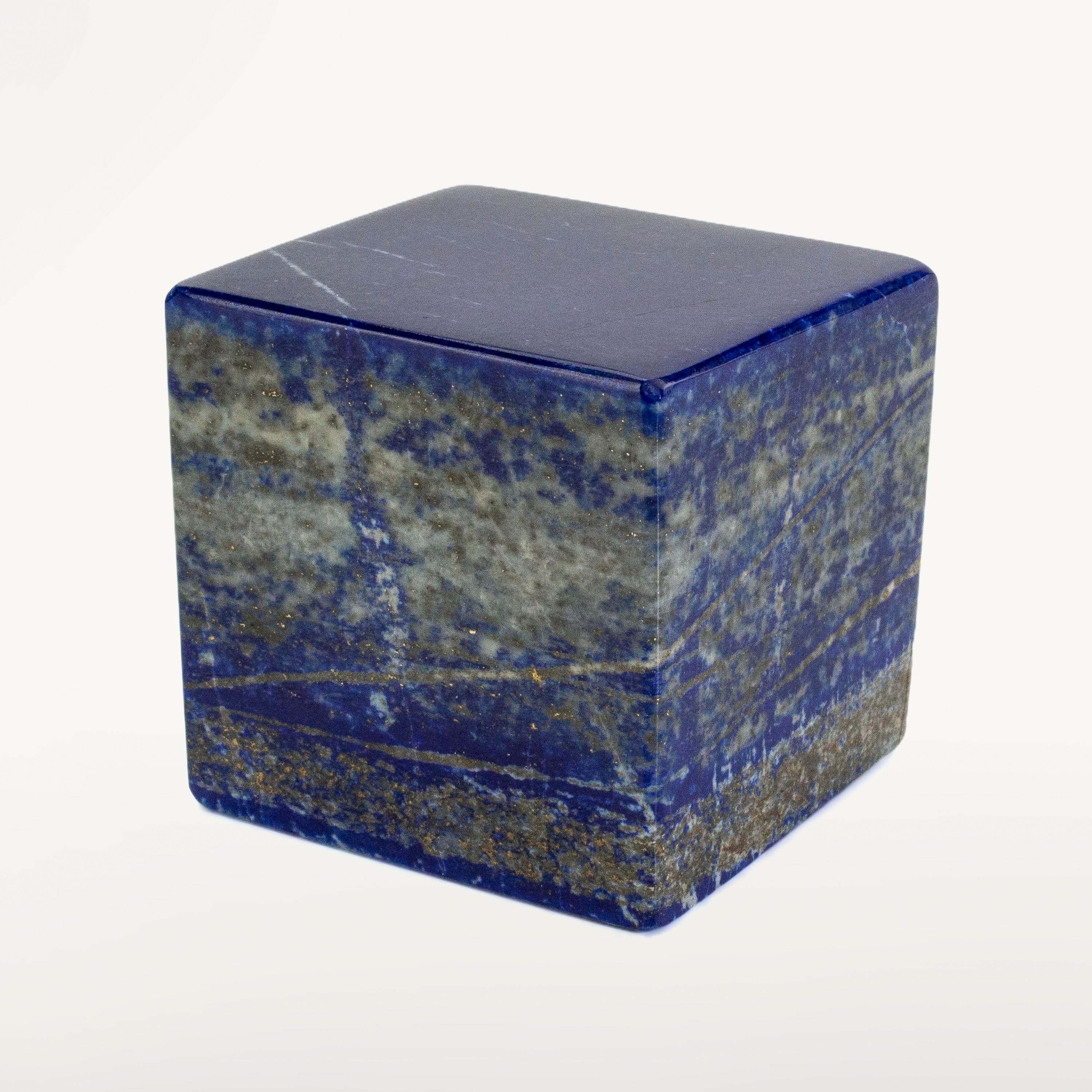 Kalifano Lapis Lapis Lazuil Cube from Afghanistan - 360 g / 0.8 lbs LP400.011