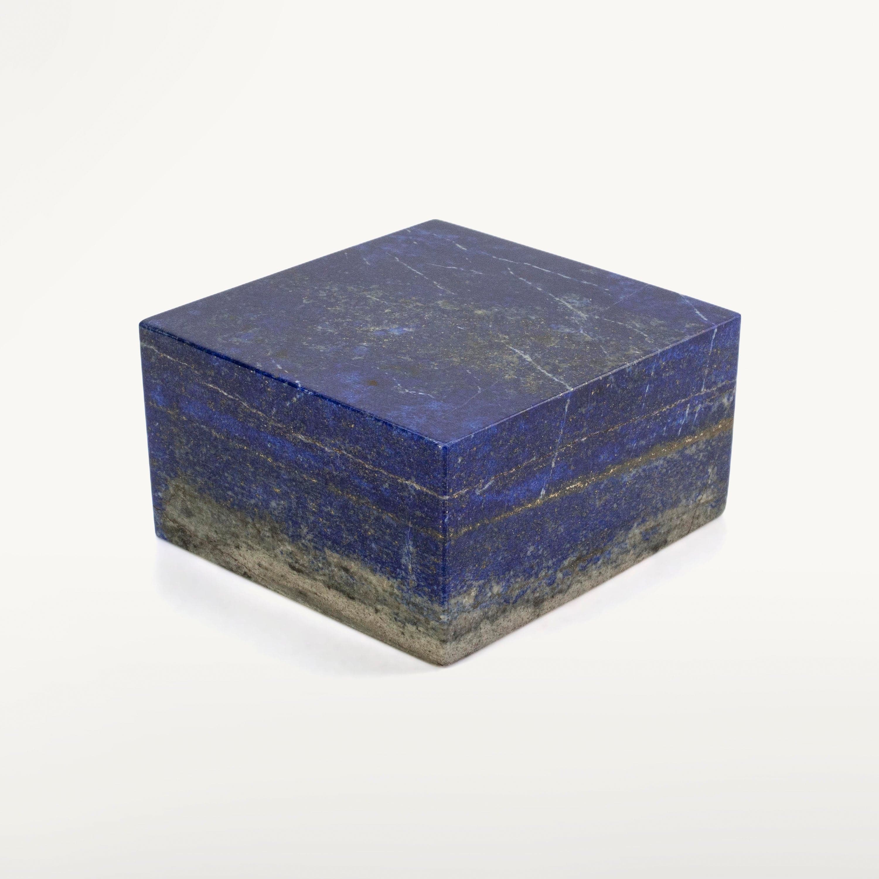 Kalifano Lapis Lapis Lazuil Cube from Afghanistan - 875 g / 1.9 lbs LP1000.003