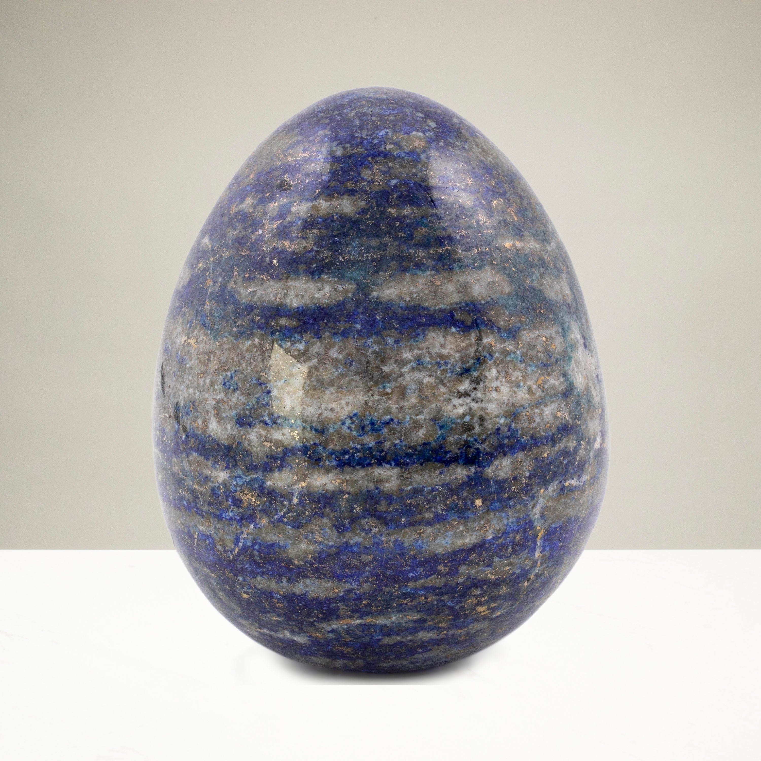 Kalifano Lapis Lapis Lazuli Egg Carving 2.5 in. / 225 grams LPE260