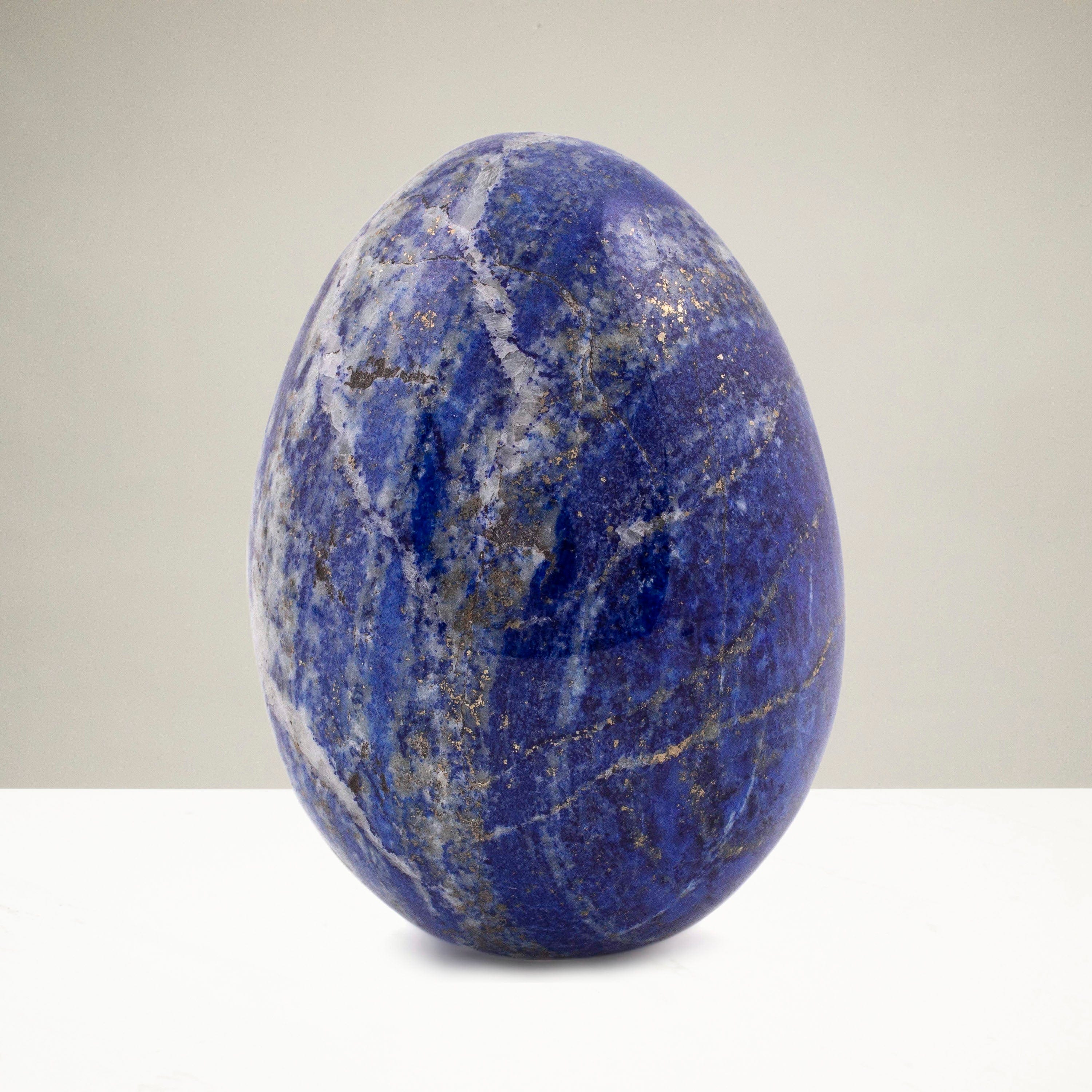 Kalifano Lapis Lapis Lazuli Egg Carving 2.5 in. / 275 grams LPE320