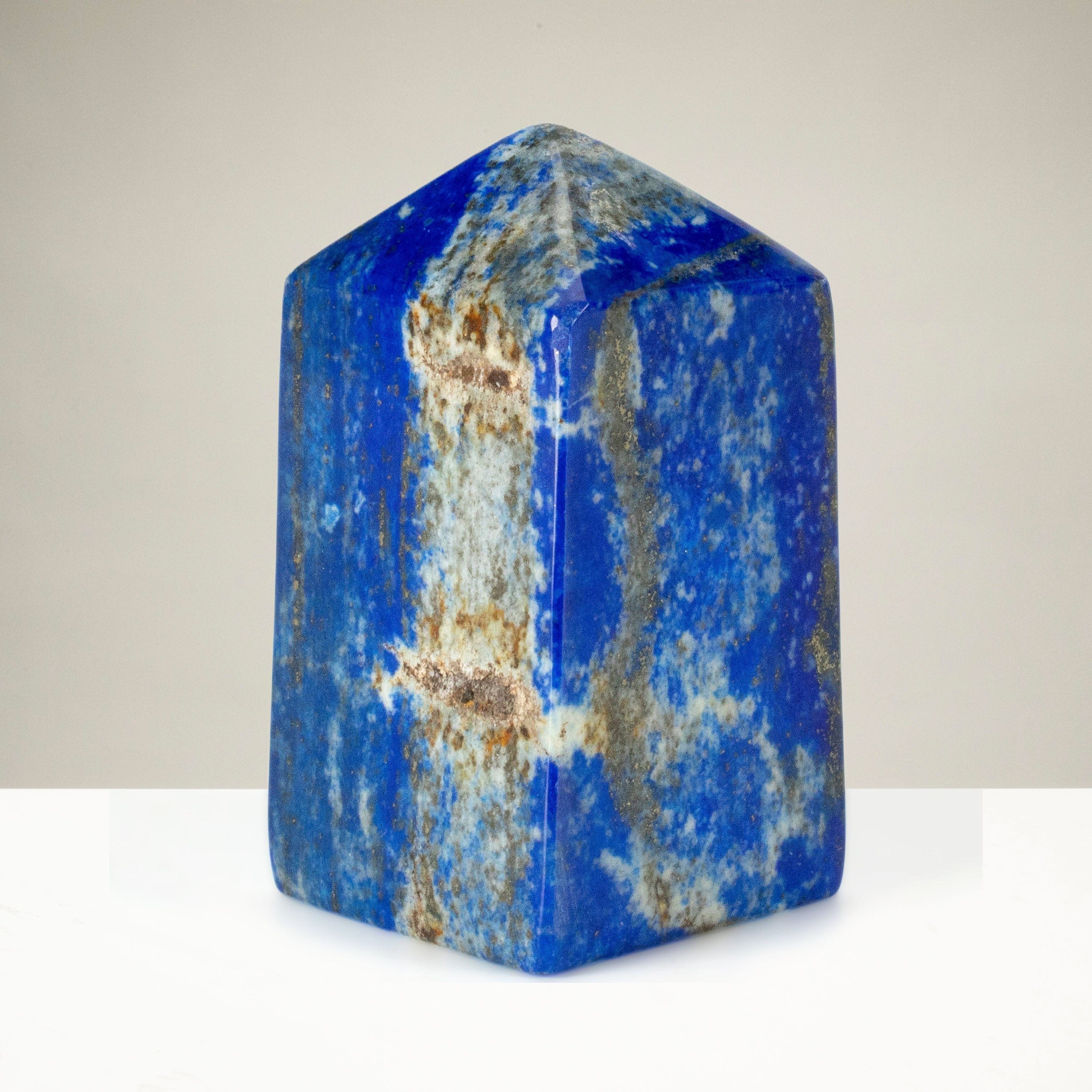 Kalifano Lapis Lapis Lazuli Polished Obelisk from Afghanistan - 2.5" / 149 grams LPOB300.002