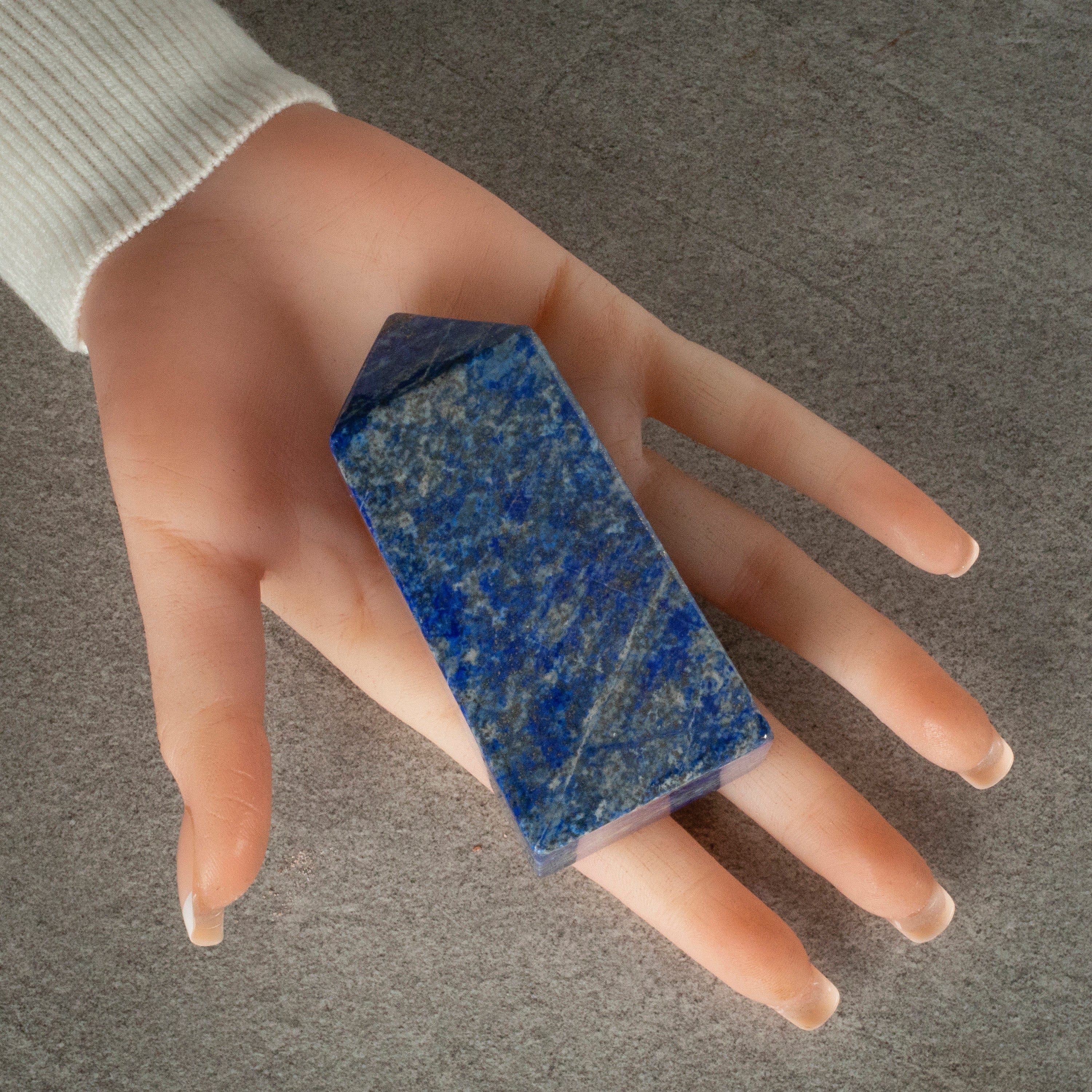 Kalifano Lapis Lapis Lazuli Polished Obelisk from Afghanistan - 3.5" / 296 grams LPOB600.001