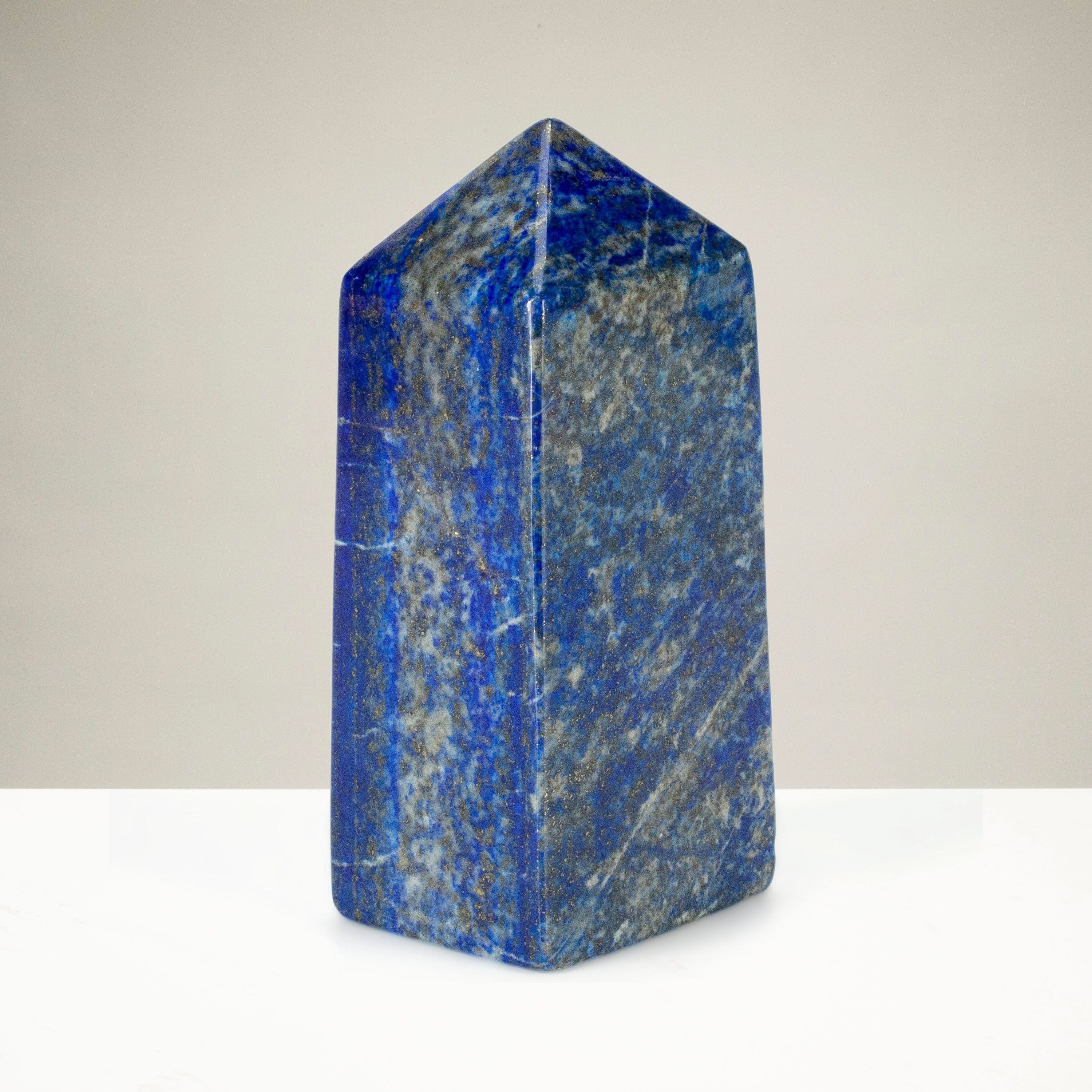 Kalifano Lapis Lapis Lazuli Polished Obelisk from Afghanistan - 3.5" / 296 grams LPOB600.001