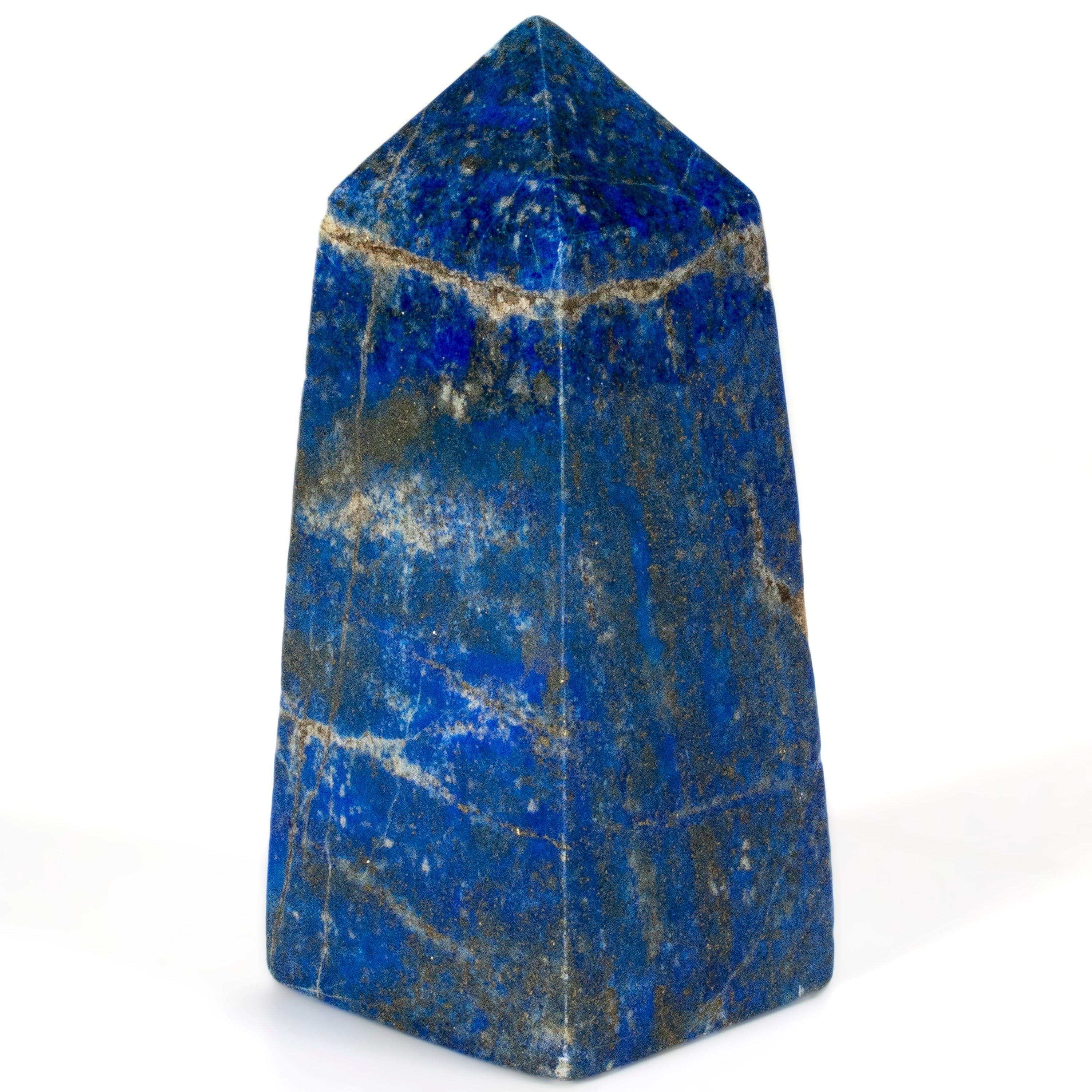 Kalifano Lapis Lapis Lazuli Polished Obelisk from Afghanistan - 4" / 334 grams LPOB700.002