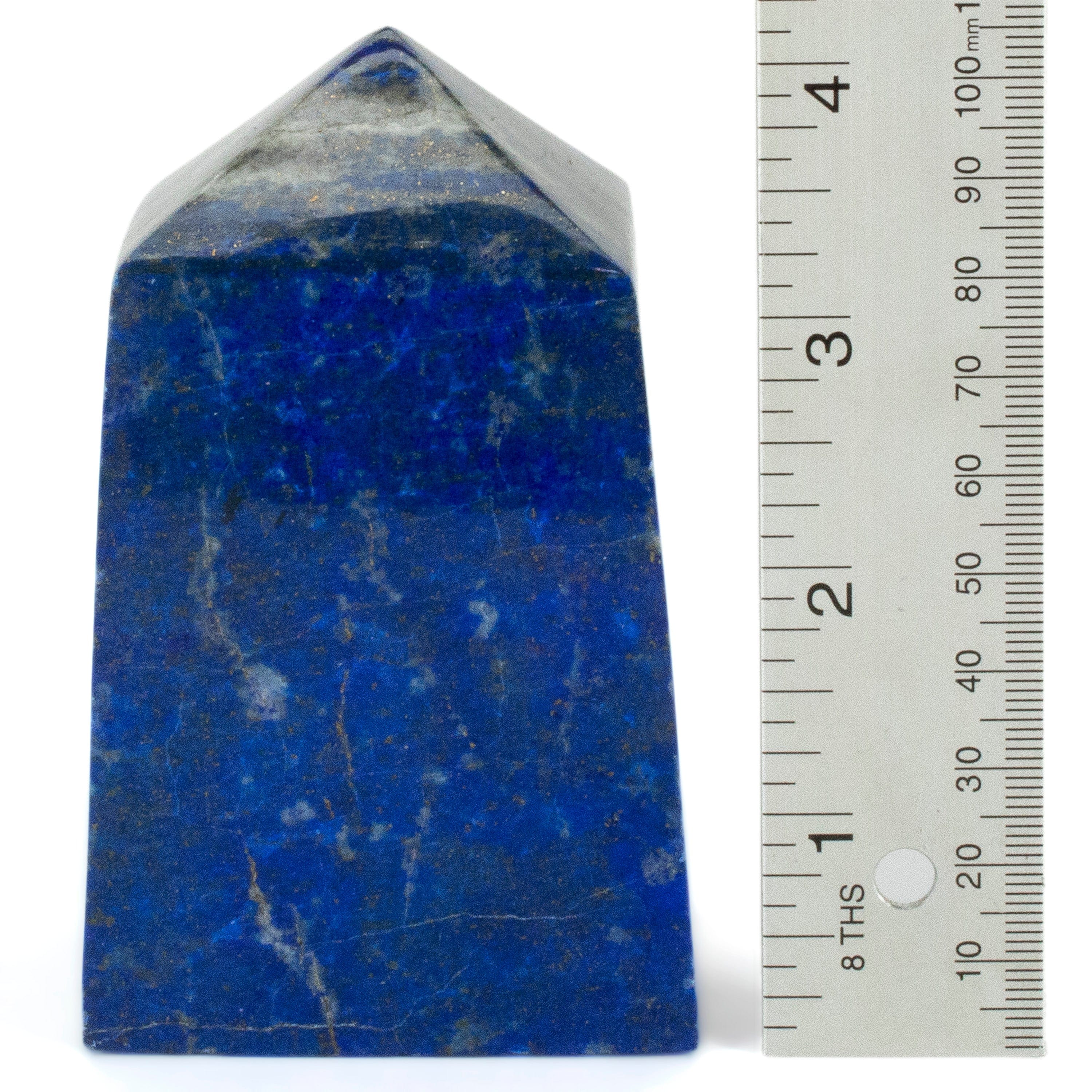 Kalifano Lapis Lapis Lazuli Polished Obelisk from Afghanistan - 4" / 781 grams LPOB1600.001